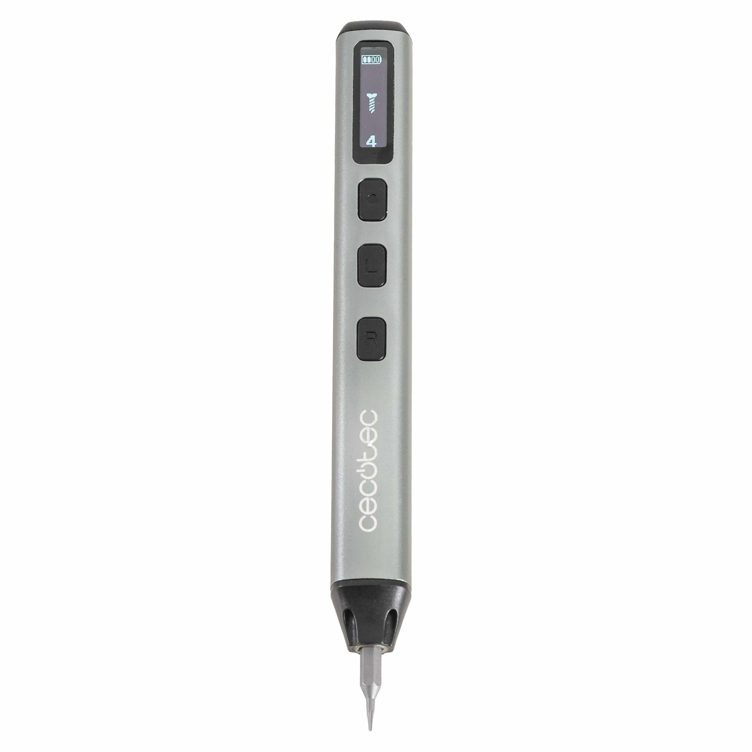 Cecotec Destornillador Eléctrico PrecissionGyro 5000 Infinity Auto, Kit de Precisión 128 piezas, Multiples Puntas Incluidas, Estuche, Magnetizador integrado