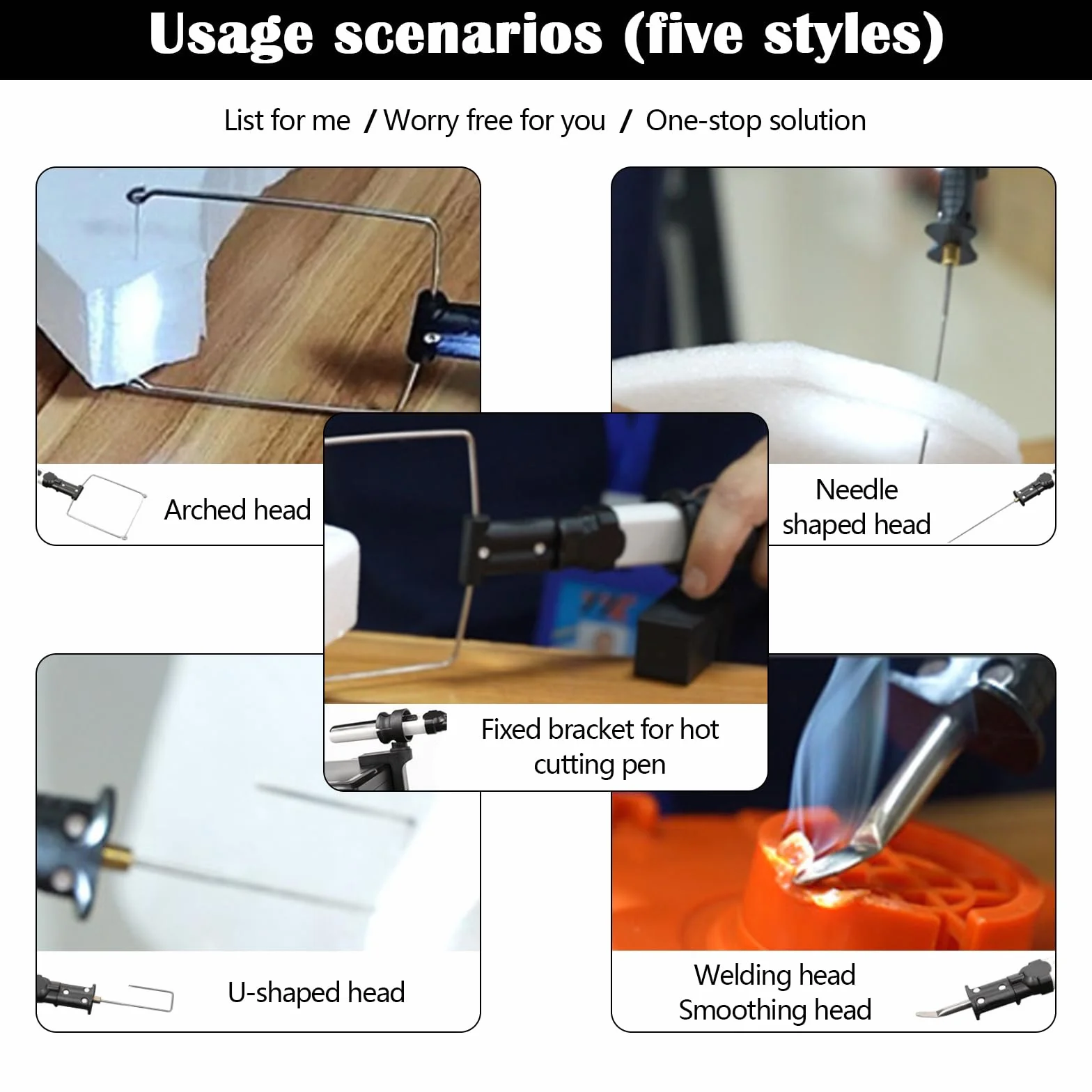Cortador de Poliestireno, Máquina de Corte de Pluma de Espuma Eléctrica Kit de Herramientas Accesorios De Corte De Espuma para Espum