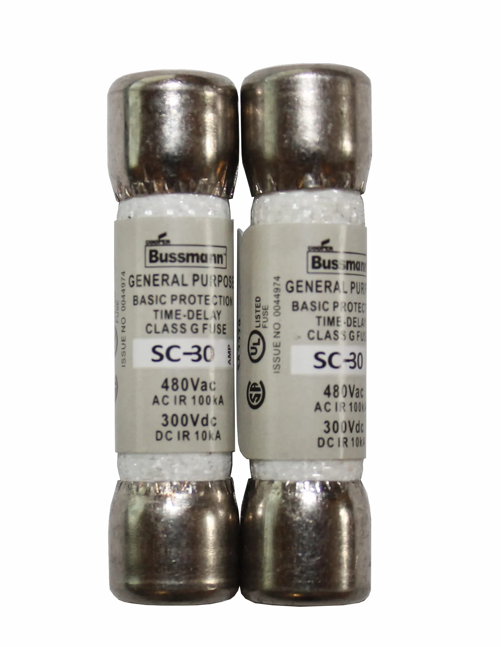 SC-30 - Fusible de retardo de tiempo clase G de 30 amperios (paquete de 2) QSU