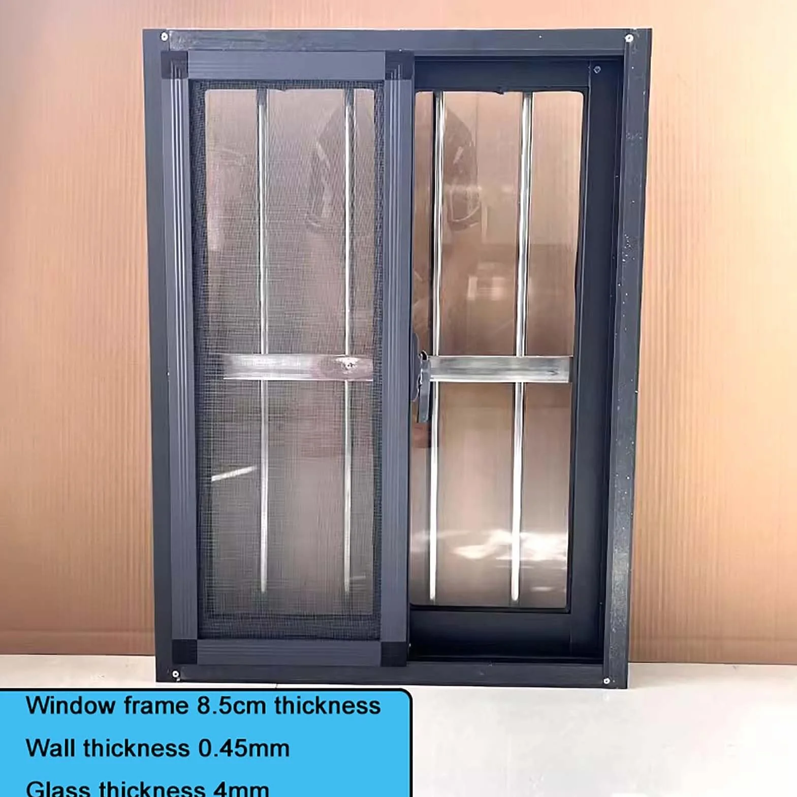 Genérico Ventanas De Granero con Vidrio Y Pantalla, Ventana Corrediza Horizontal for Sótano Grande, Ventana Pequeña con Bloqueo for Baños, Garajes Y Lofts(15.7x23.6in/40x60cm)