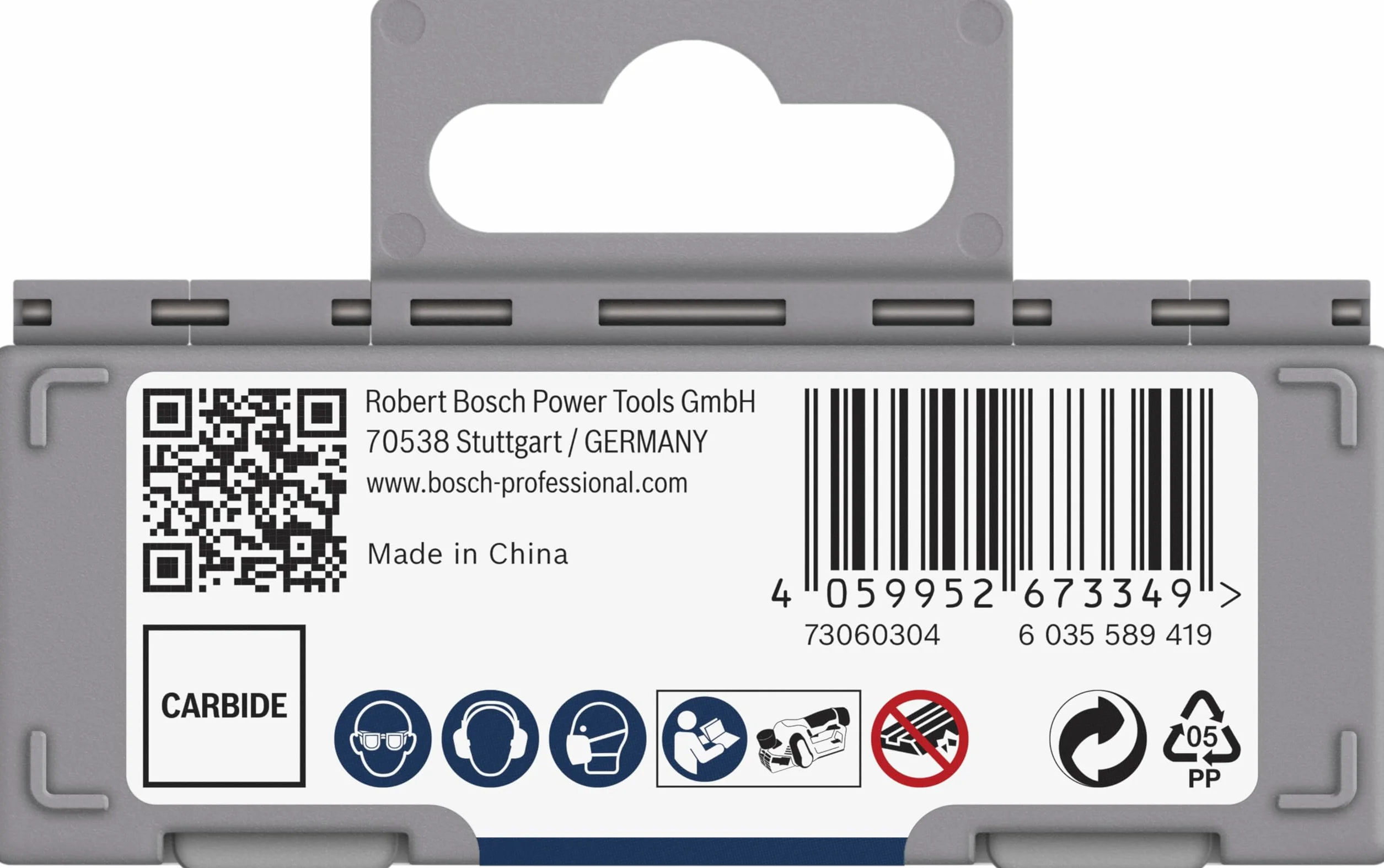 Bosch 10x Cuchilla para cepillo PRO (para Tableros recubiertos de plástico, Madera dura, 56 x 5,5 x 1,1 mm, Professional Accesorios Cepillo, Cepillo a batería)