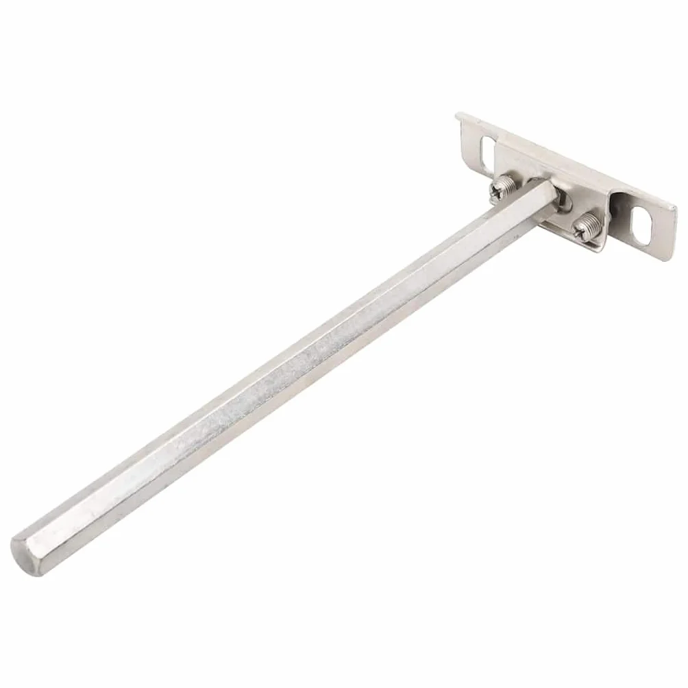Soporte flotante para estanterías, 12 unidades, acero al carbono plateado niquelado, diámetro 12 x 200 mm, invisible, soporte de pared para estante de madera, hasta 30 kg, capacidad de carga