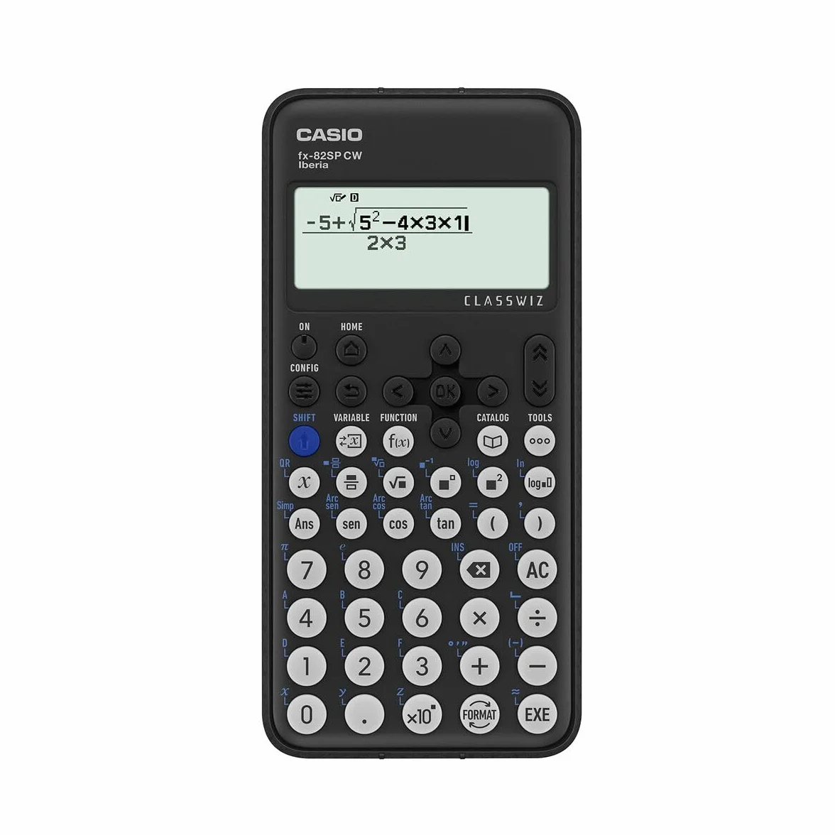 Casio FX-82SP CW Calculadora Científica, 300+ Funciones, Gris Oscuro