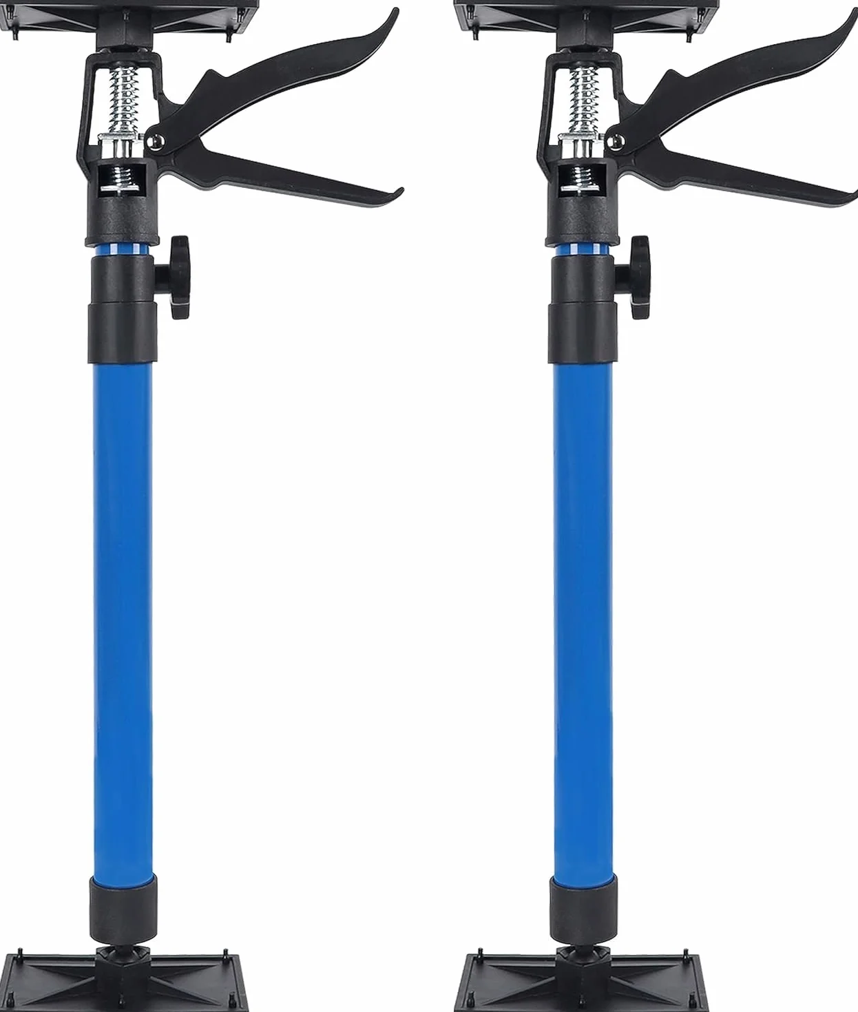 HEYOUTH 2x Puntales Extensibles,Puntales Telescopicos,Puntal Extensible,Puntales de Obra 50-115cm,Ajustable Puntal Telescopico Acero Robusto para Construcción Obras,Carga 40KG