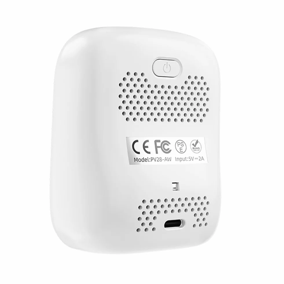 TORR PV28 Mini Detector de CO Inteligente WIFI, Monitor de Calidad del Aire Interior 3 en 1, Medidor de Temperatura y Humedad de CO, Probador de CO