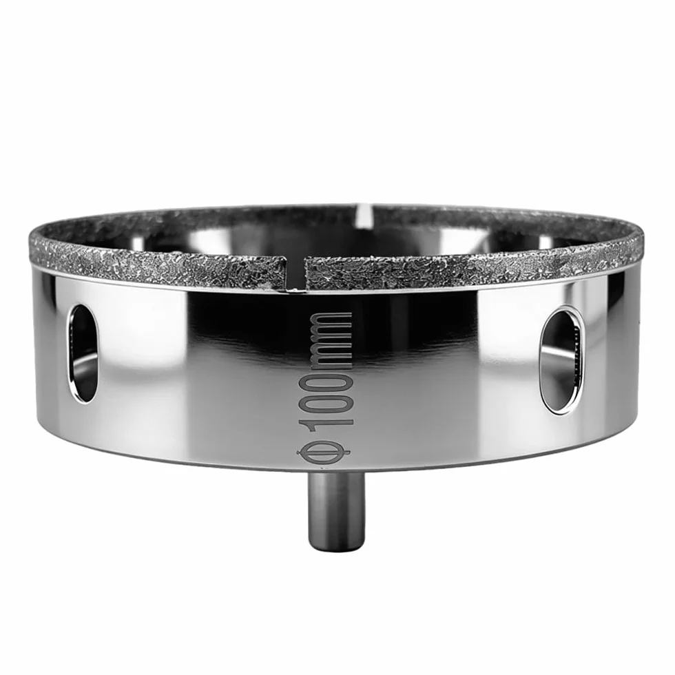 Broca de Diamante Cristal Broca Brocas Porcelánico 100mm para Porcelana Jade Porcelánico Cerámica Mármol Amoladora Angular
