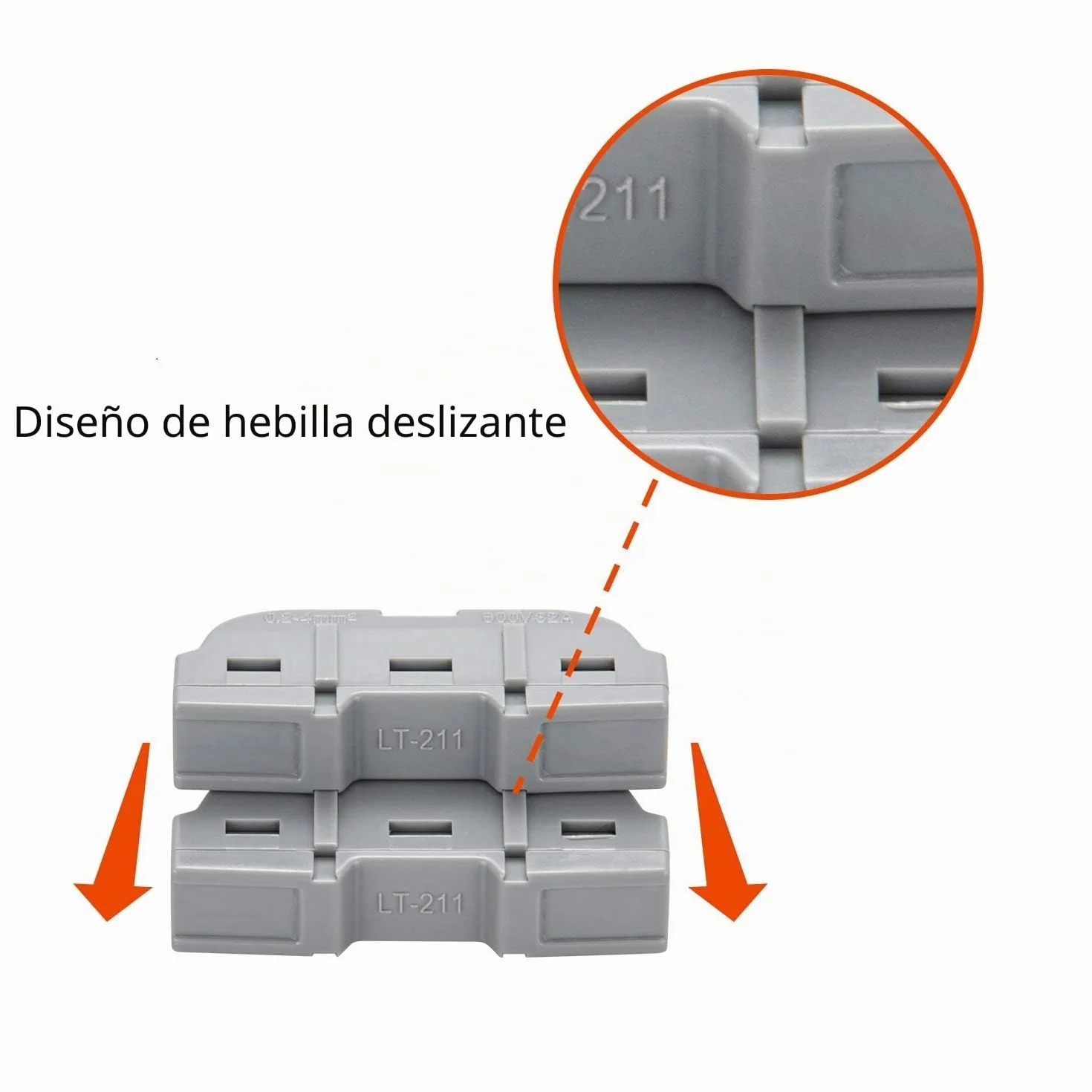 Conectores Eléctricos Rapidos con Palanca, Bornes de Conexion, 1-Cable 2-Vías y se Puede Combinar Libremente, 26 Piezas