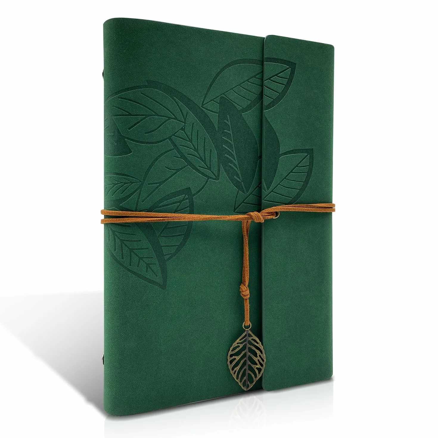 Cuaderno de Piel Pu A5 Refillable Vintage Diario de Viaje