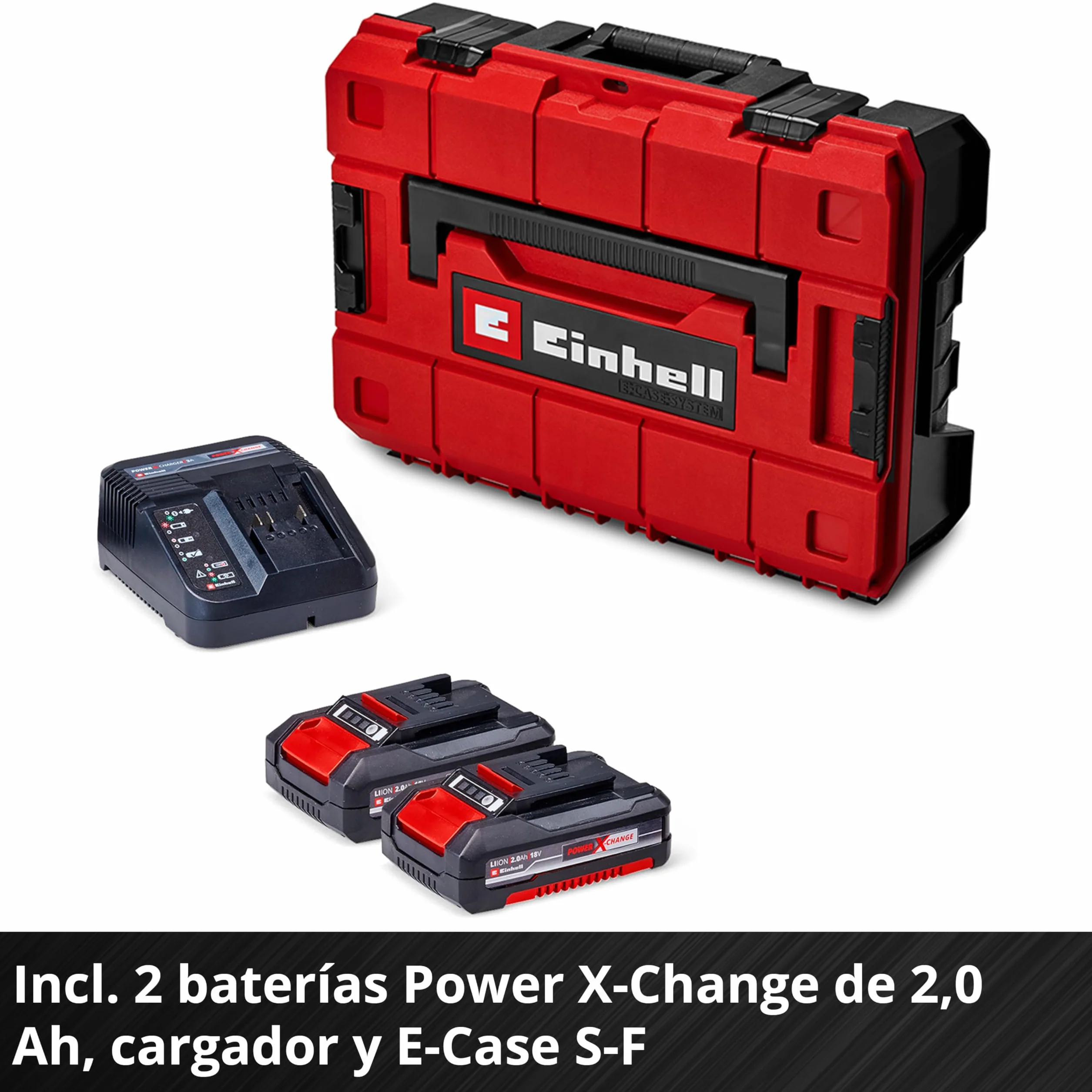 Einhell Professional Taladro percutor con batería TP-CD 18/70 Li-i BL Power X-Change (18 V, sin escobillas, 70 Nm, función de perforación por percusión 2x 2,0 Ah, cargador, E-Case)