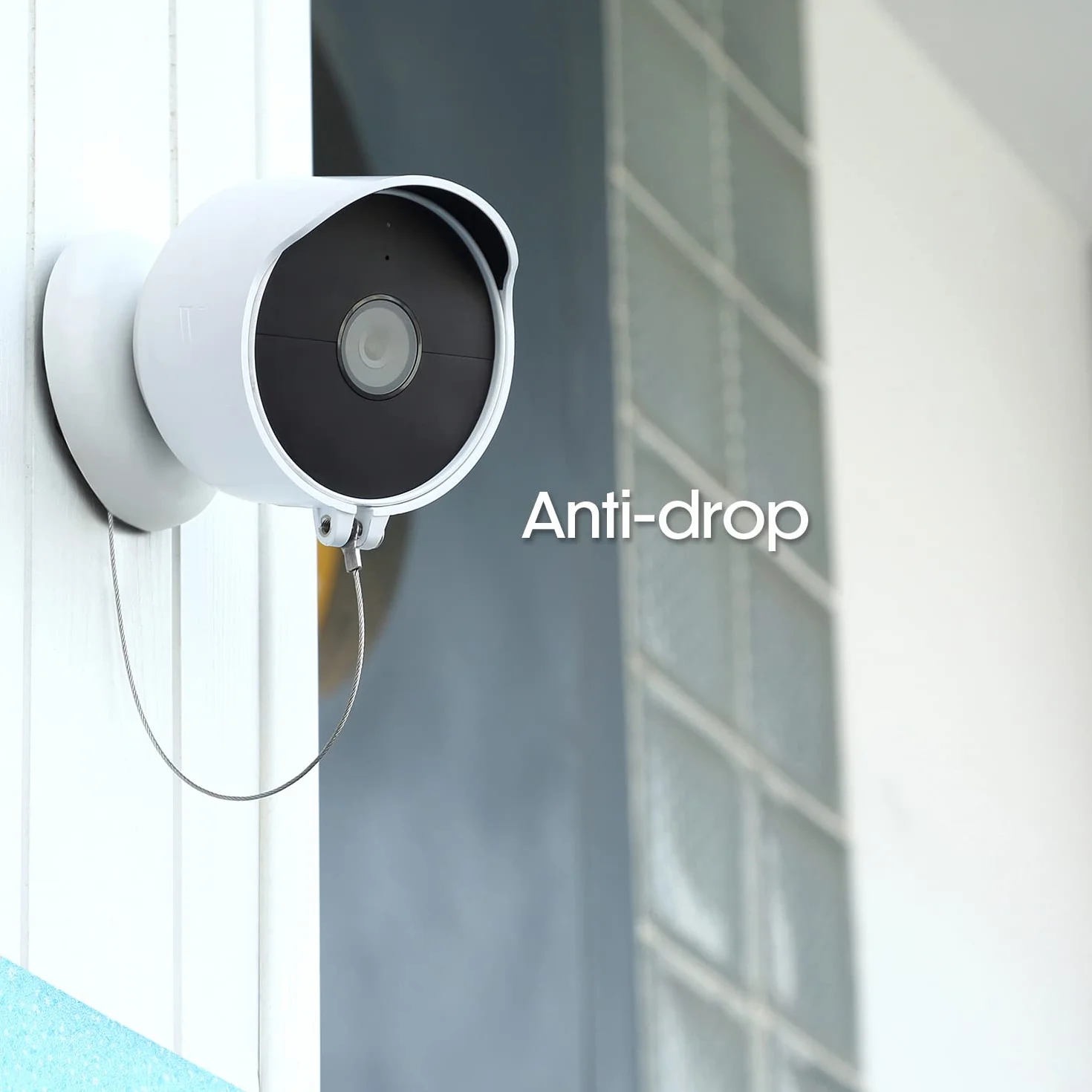 Wasserstein Soporte antirrobo para Google Nest CAM Exterior o Interior, batería – Hecho para Google Nest (Paquete de 2) (cámara no incluida)