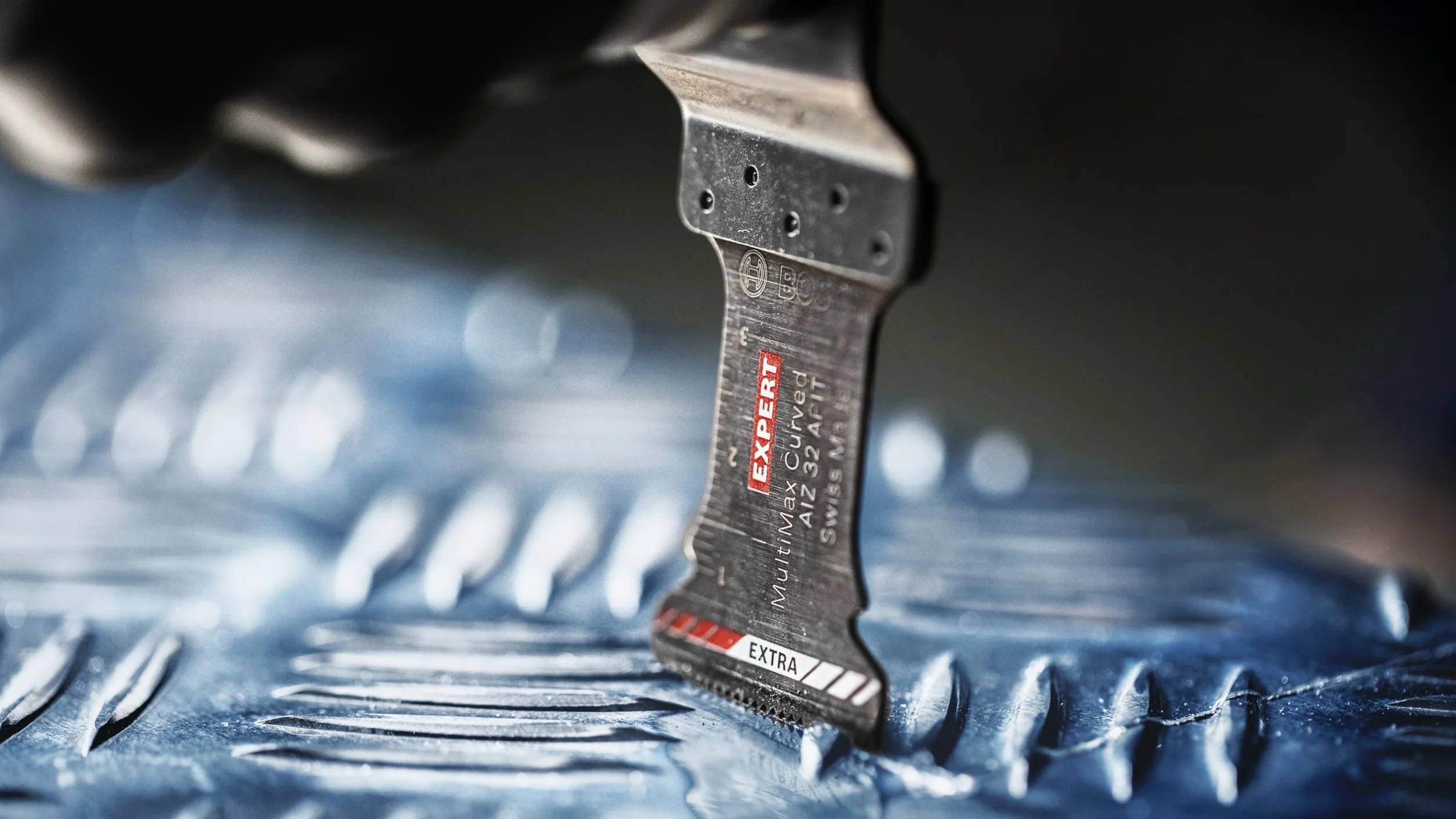 Bosch 1x Hoja de corte de inmersión EXPERT PAIZ 32 APIT MultiMax (para Láminas de acero inoxidable, Plásticos con fibra GFK, CFK, Anchura mm, Professional Accesorios Multiherramienta)