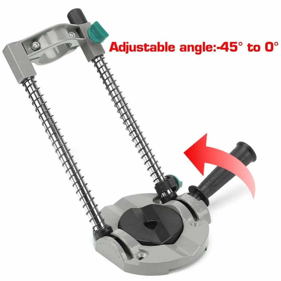 Ángulo Ajustable Soporte de Perforadora y Guía de Posicionamiento para Taladro Eléctrico