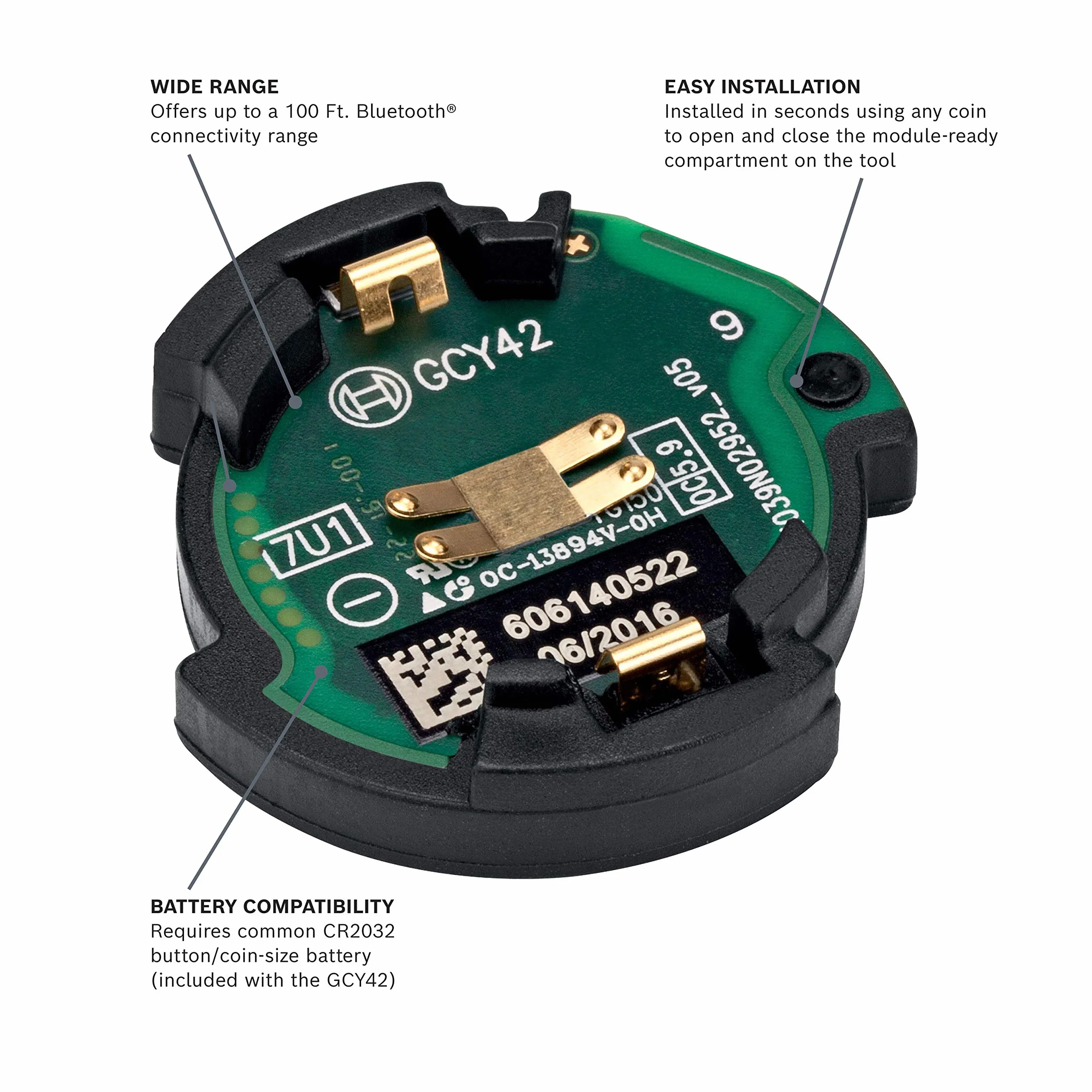 BOSCH Módulo de Herramienta Bluetooth GCY42 3.0V
