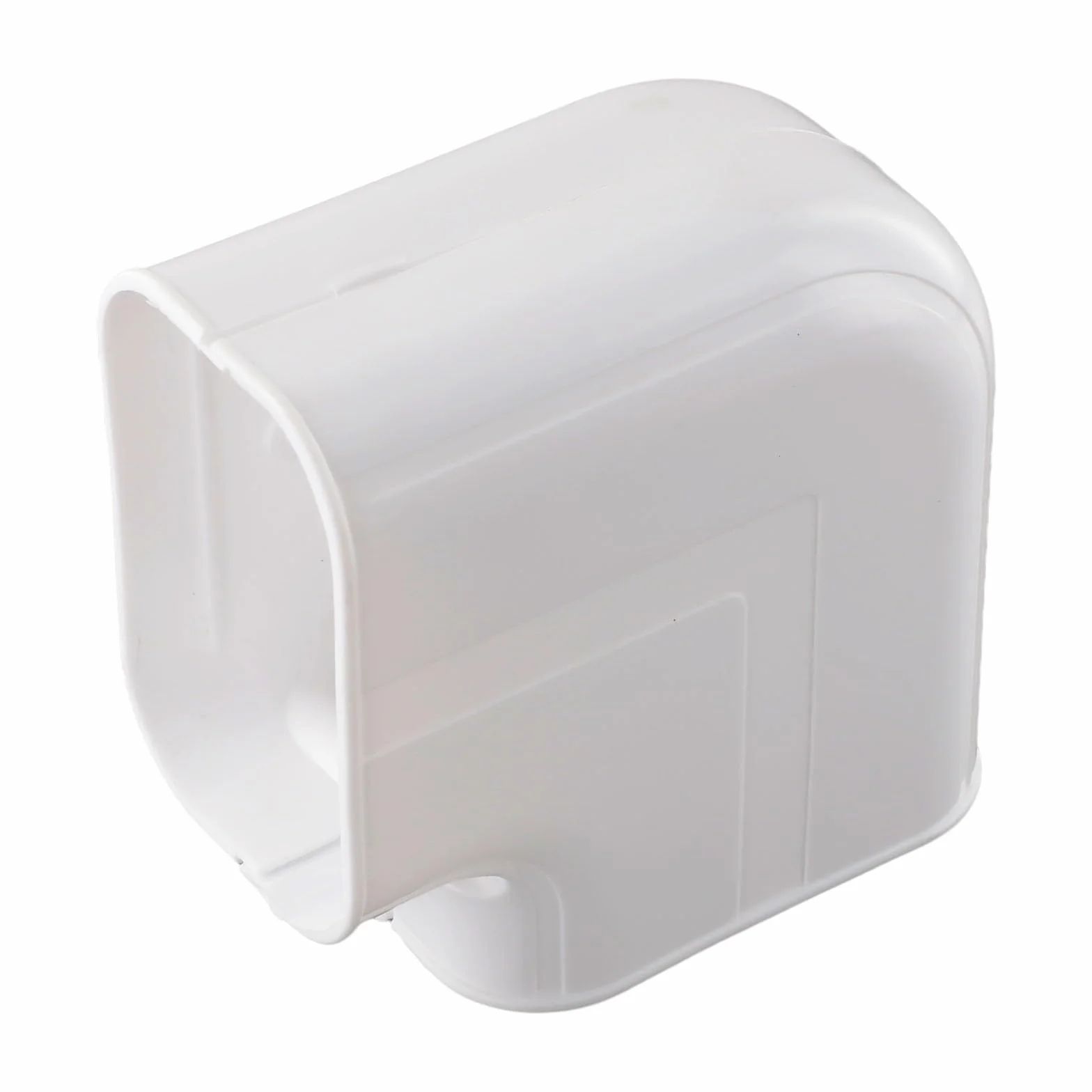 Carcasa decorativa PVC blanco para aire acondicionado central 100x65 mm 3 unidades