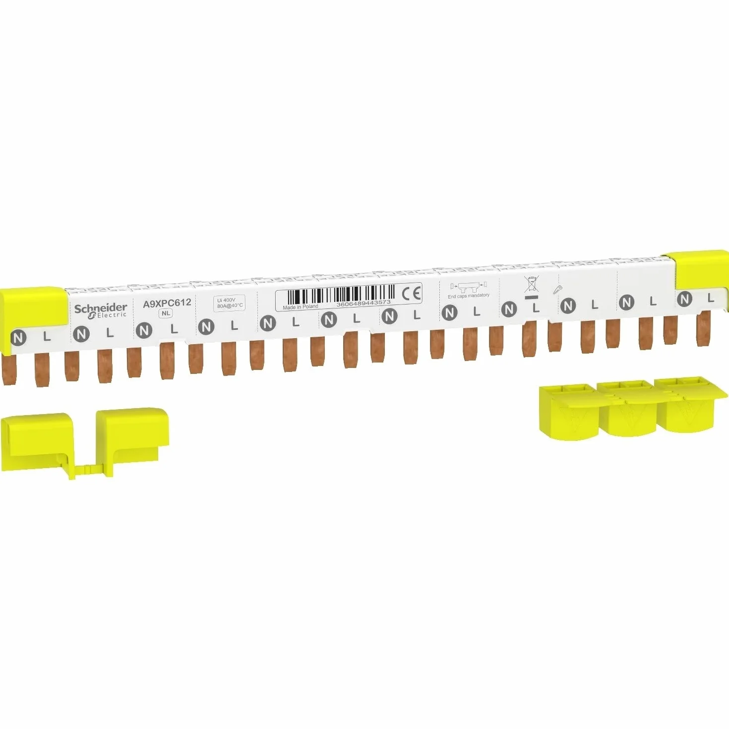 ACTI9 IC40 COMB BUSBAR 1PN 12 MOD. 18MM
