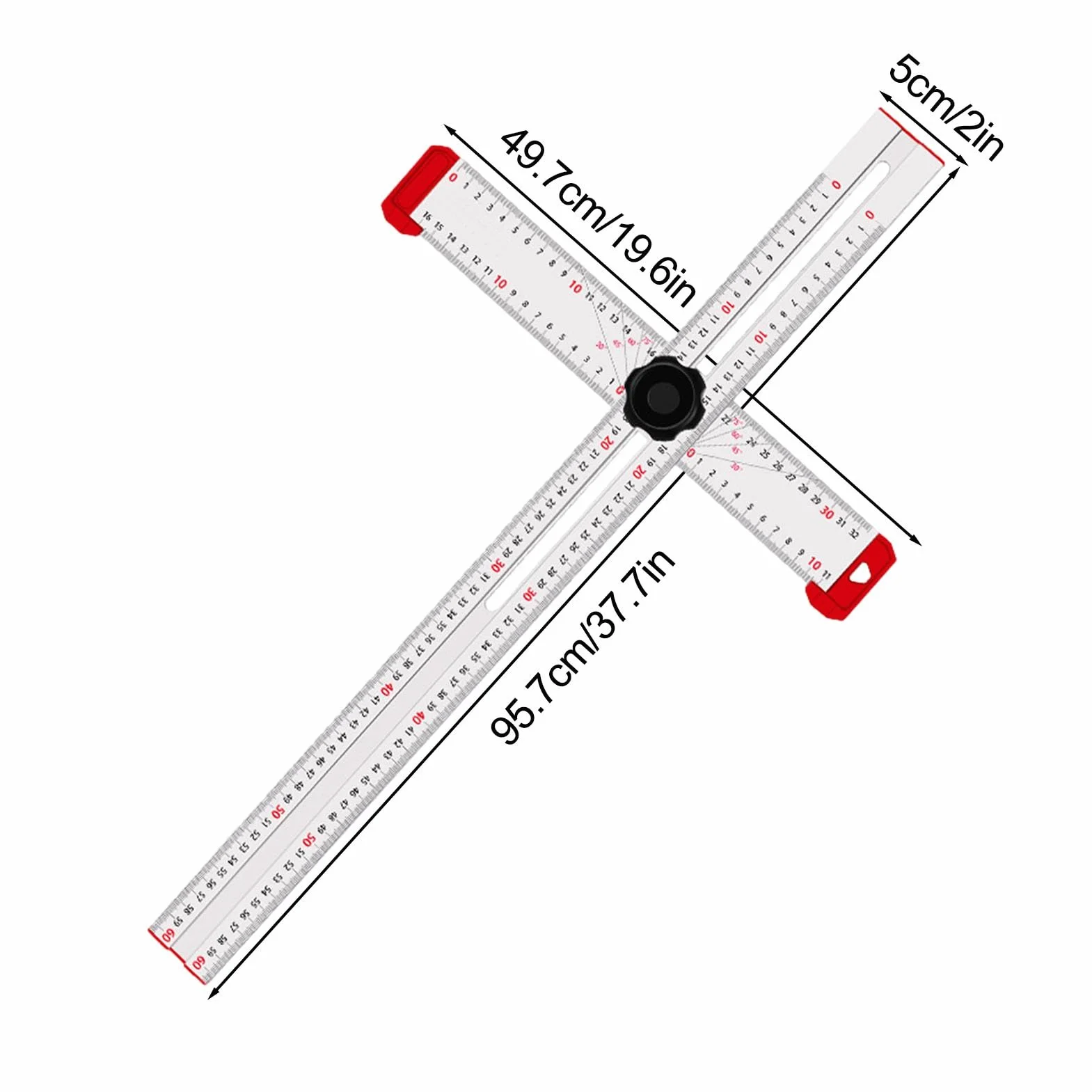 T-Square Tool | Regla de posicionamiento de perforación, regla cuadrada en T para carpintería, regla de arquitecto para trabajos de carpintero, diseño y herramientas de medición | T para carpintería, regla de arquitecto para trabajos de carpintero, diseño