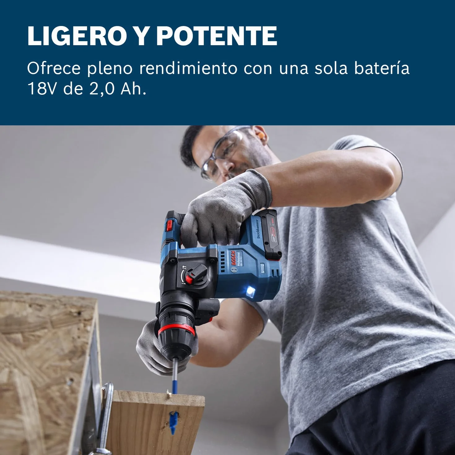 Bosch Professional 18V System martillo perforador a batería GBH 18V-18 X (SDS Plus Solo)