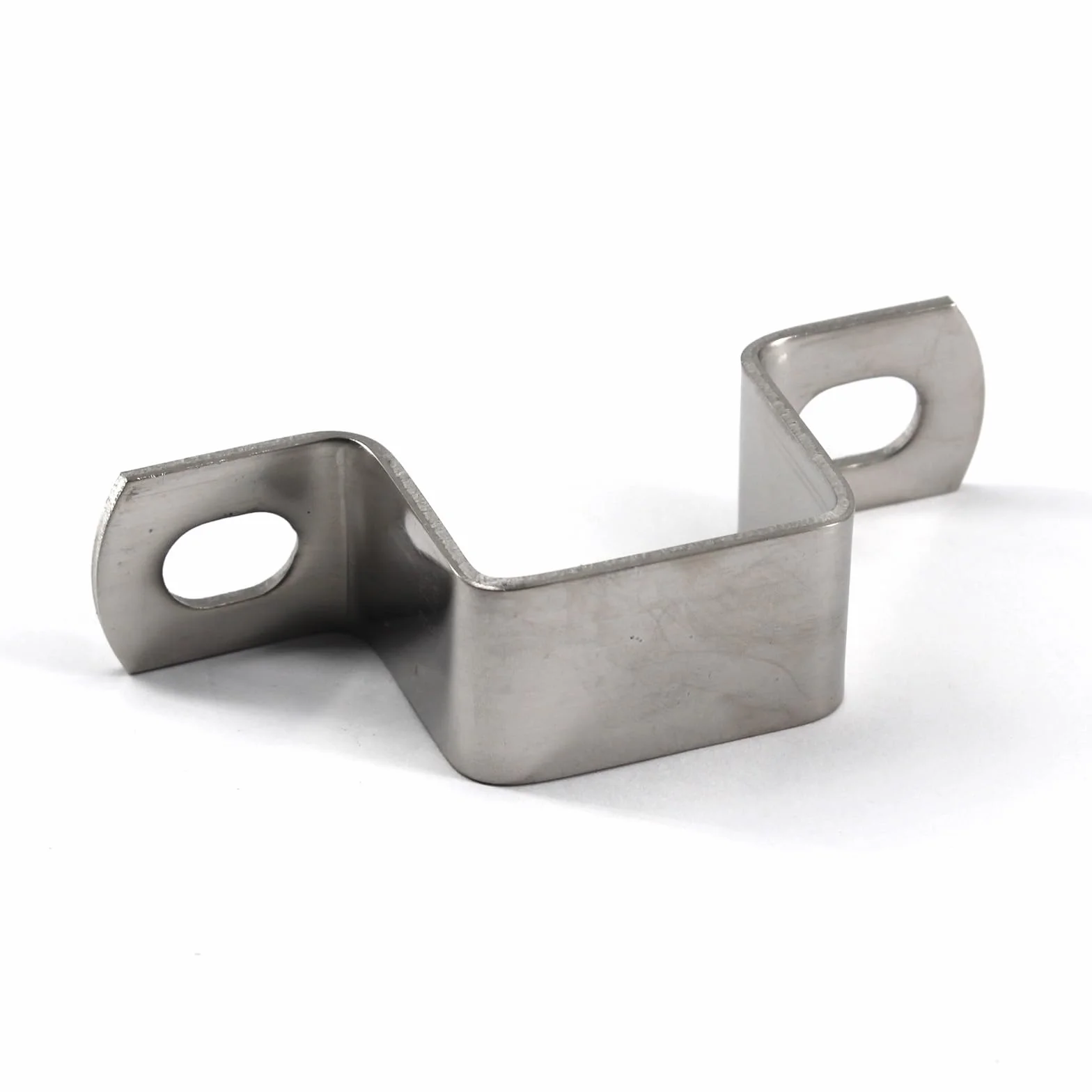 Juego de 6 abrazaderas cuadradas de acero inoxidable 304 en forma de U - 40 x 40 mm