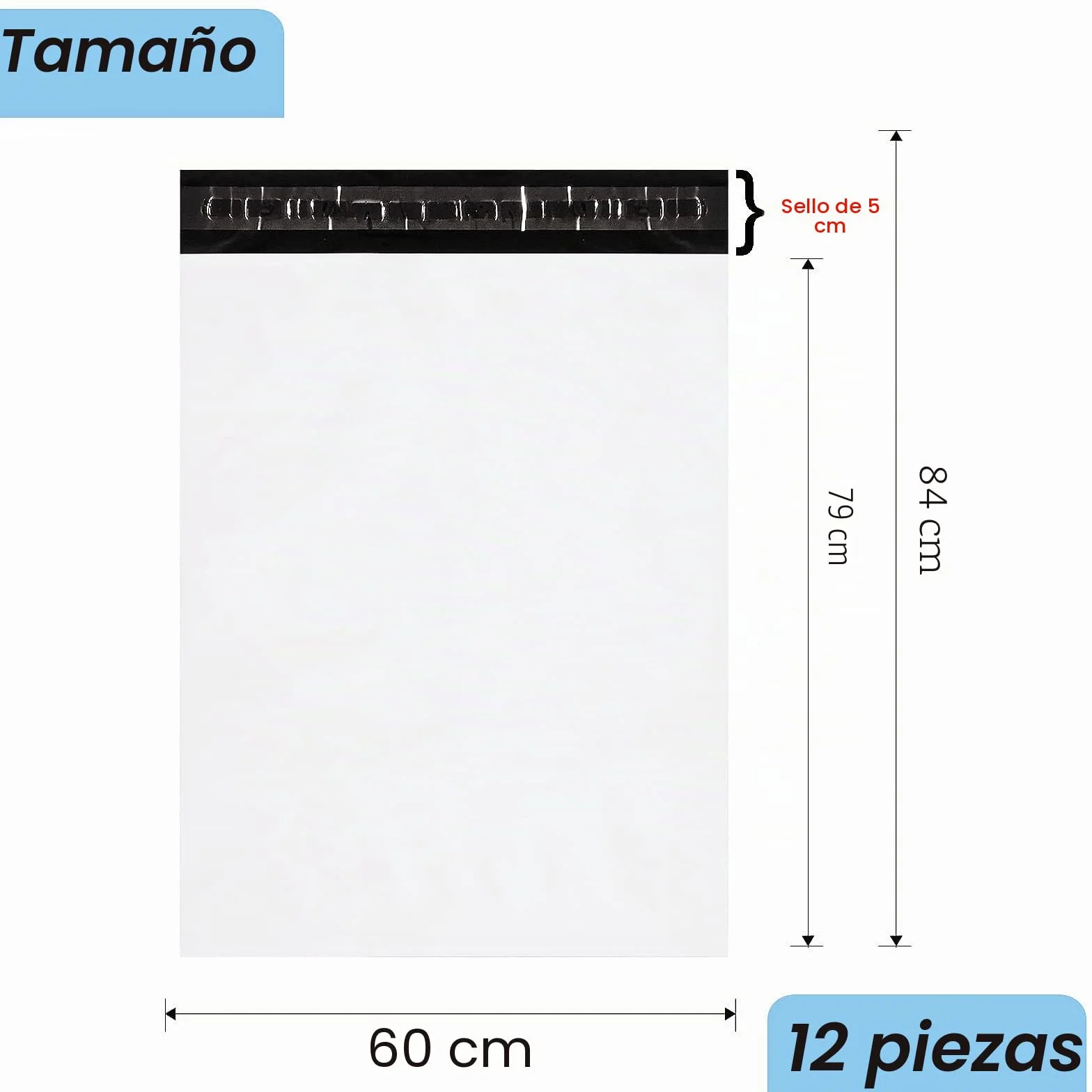 Bolsas Envio Vinted Grande 23"x31" Sobres Plástico Autoadhesivos Opaco Impermeable Bolsa Correo Postal Embalaje Ropa Zapatos