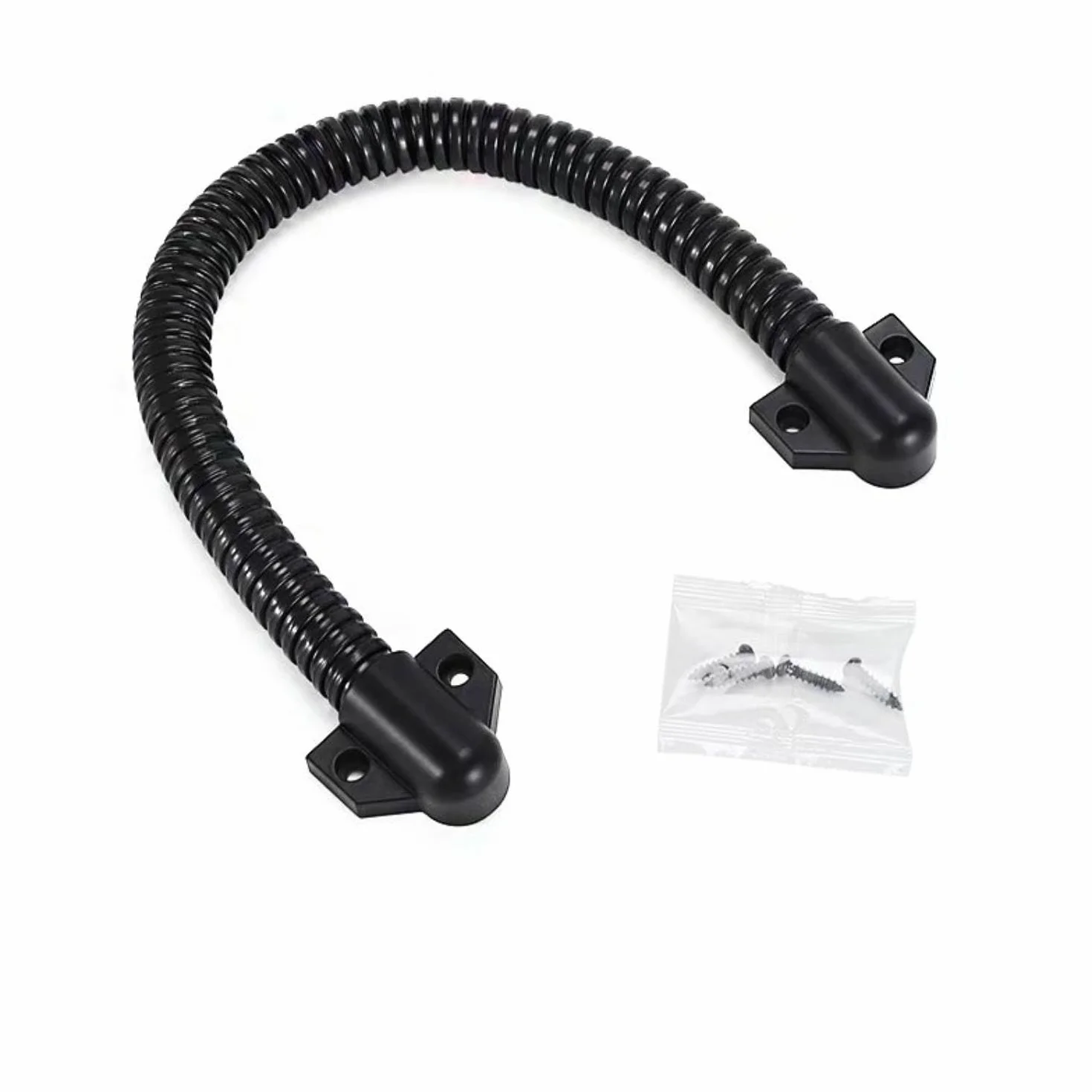LEDKIA LIGHTING Pasacables Flexible para puerta Negro 9 mm