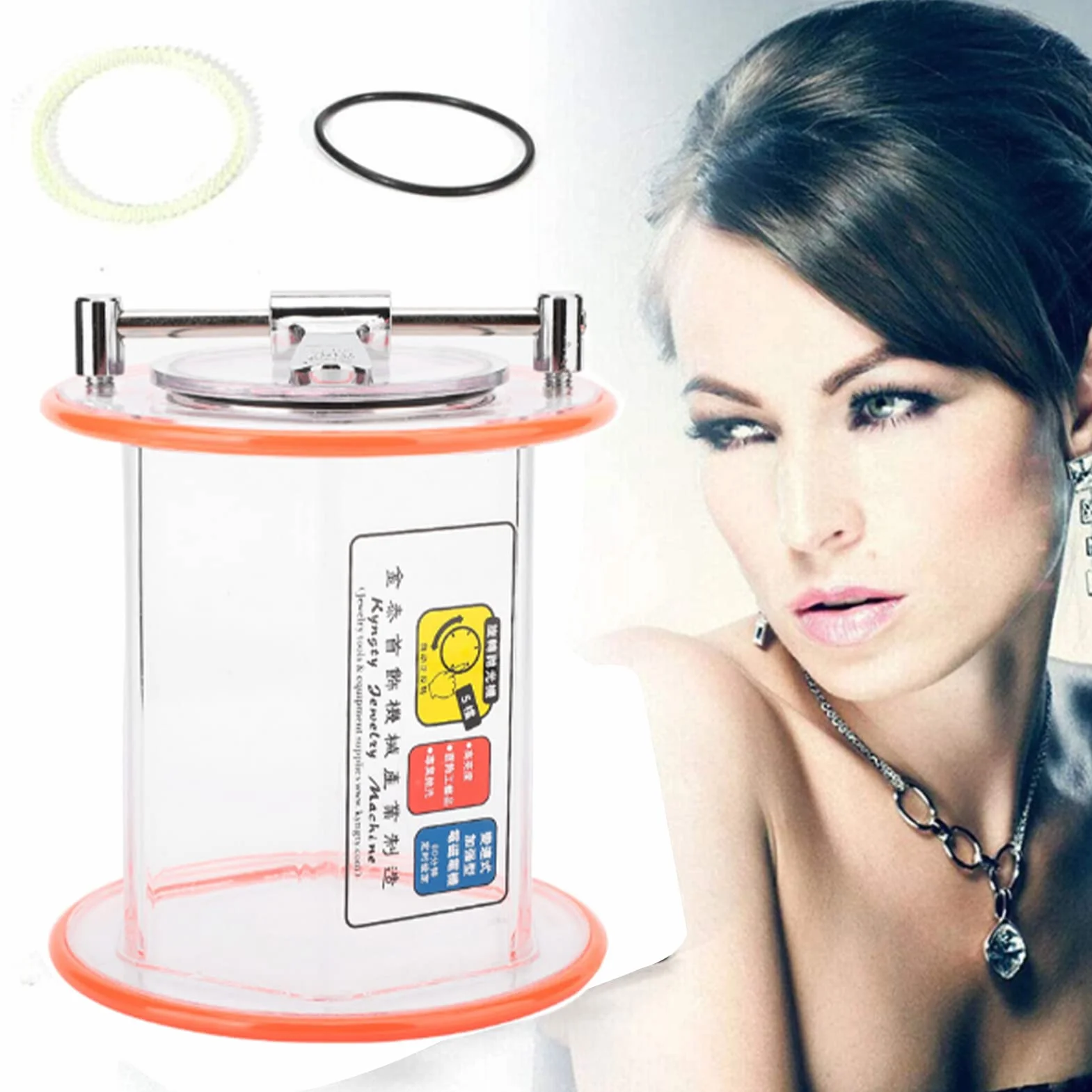 3kg Pulidora Rotativa De Joyas, Kt6808 MáQuina Pulidora Joyas Mini Tambor MáQuina Superficie Rotatorio Accesorios Para Pulidores Joyas Pulidor Giratorio Barril, Acabado Lijado MagnéTicos Metal