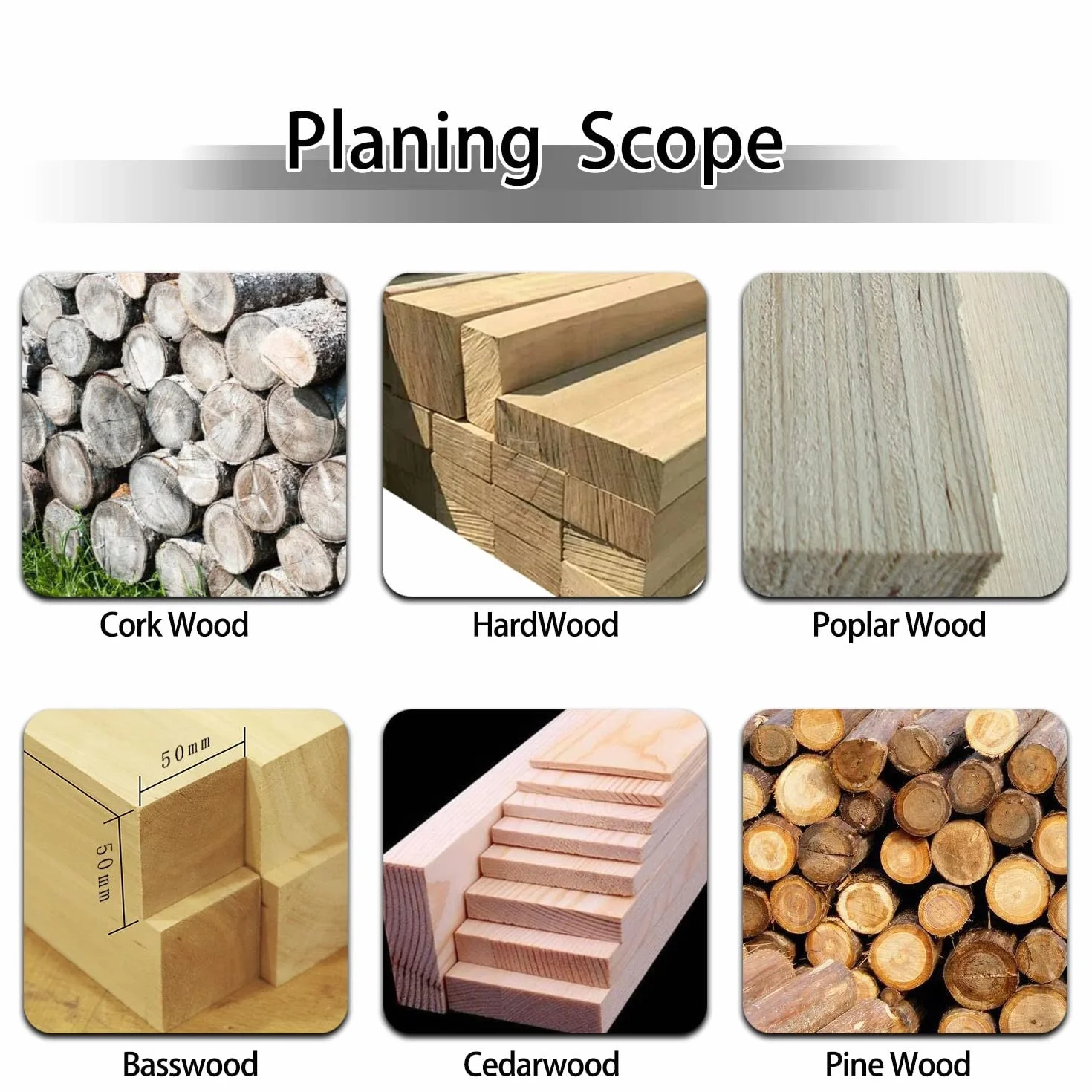 DSAINT 2 piezas 13quot; Cuchillas de cepilladora de acero de alta velocidad Cuchillas de cepilladora de madera eléctricas industriales reemplazables Herramientas de carpintería 333 * 12 * 1.5 mm