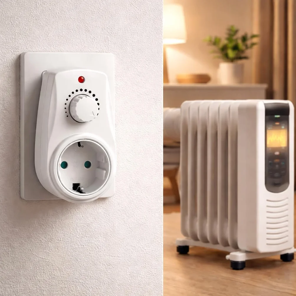 Enchufe Regulador de Potencia 280W 2P+Z - No funciona con iluminación led (Schuko)