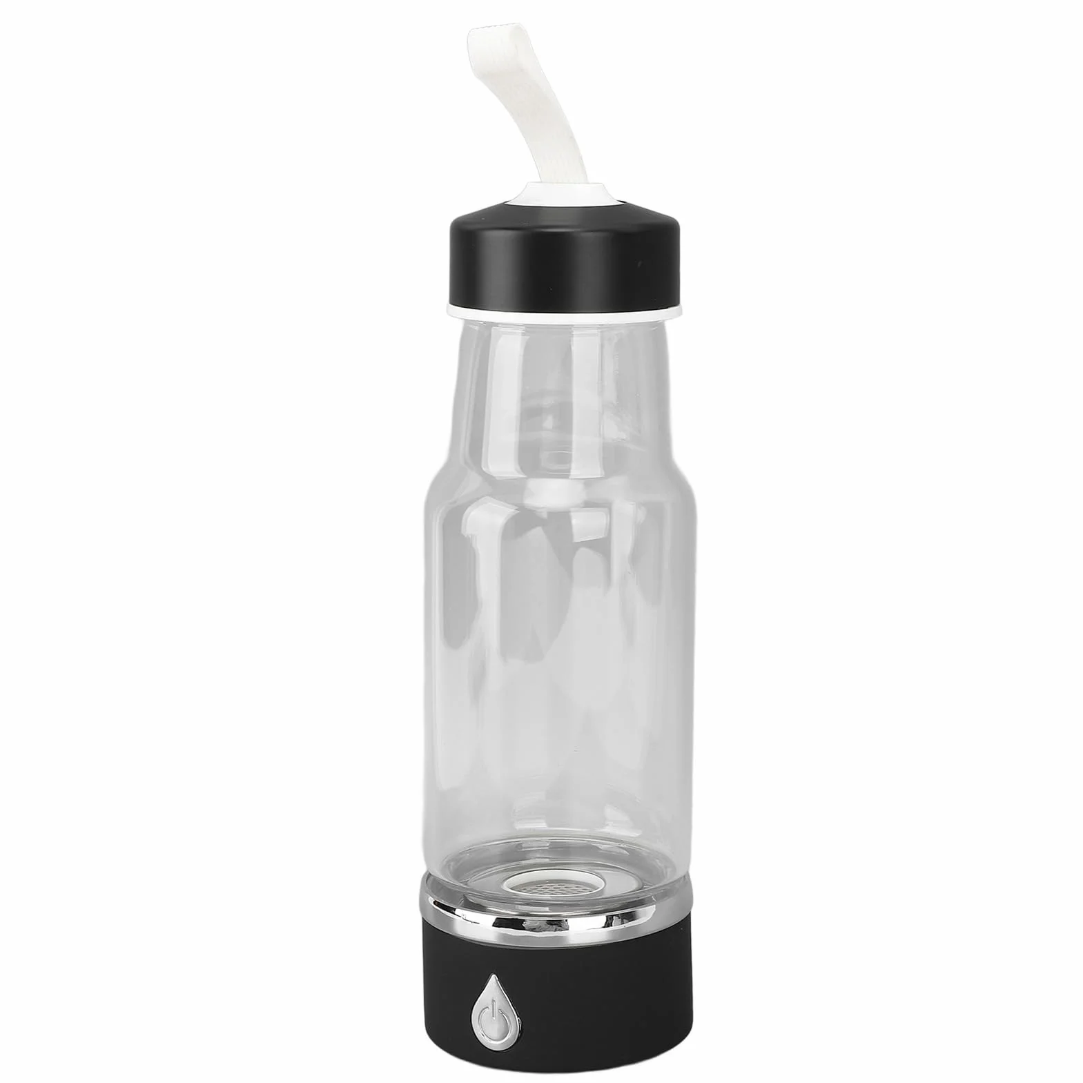 POENVFPO Generador de Agua Rica en Hidrógeno, Botella de Agua de Hidrógeno Recargable Portátil, Iones Negativos de Alta Concentración, 420 Ml con Tecnología SPE/PEM, Carga USB para el