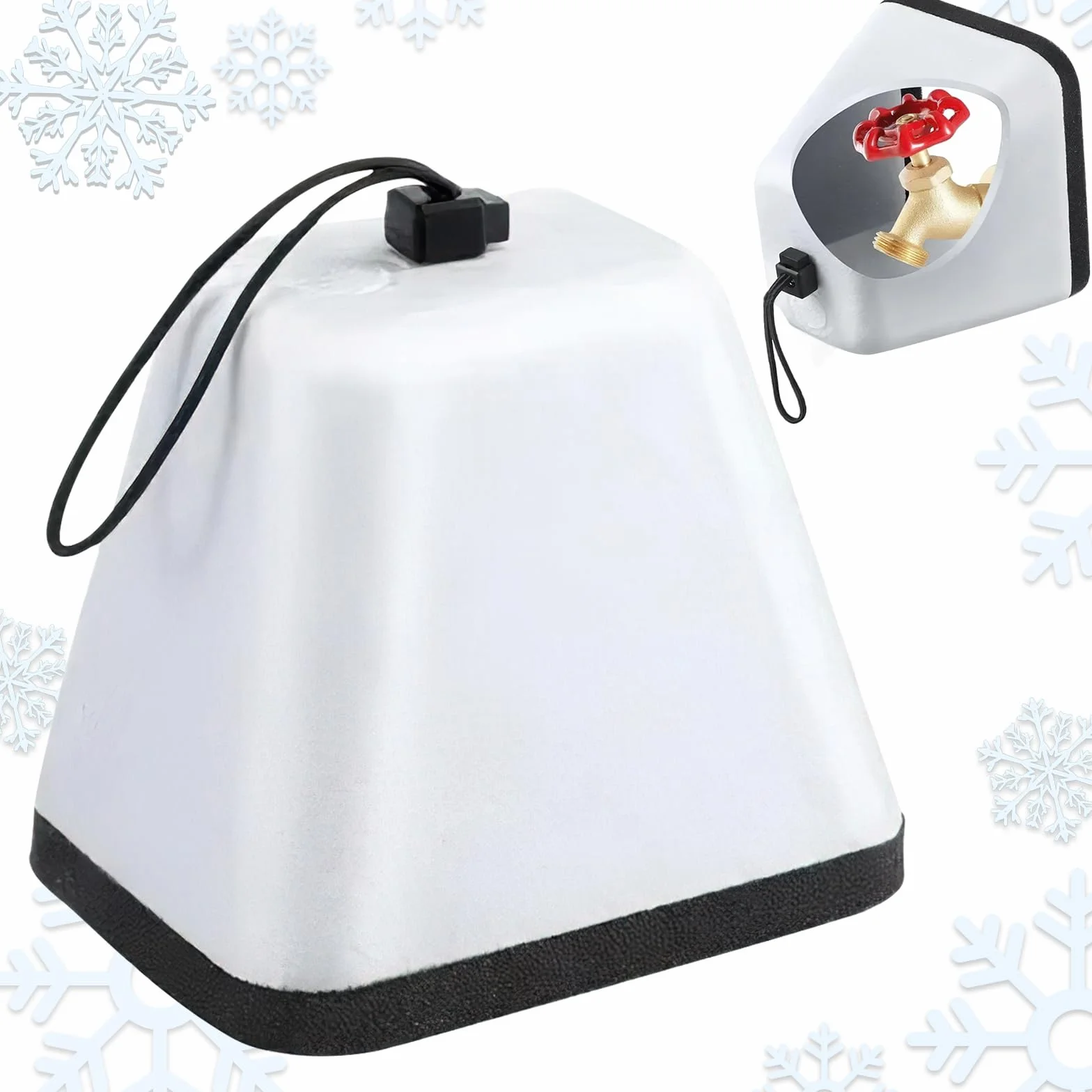 Protector Grifo Exterior Antihielo para Lluvia y Nieve