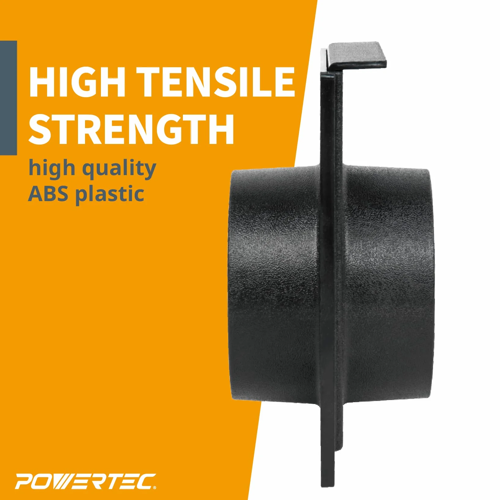 POWERTEC 70108-P6 - Puerta de explosión de 4 pulgadas para colector de polvo, accesorios de recogida de polvo, 6 unidades