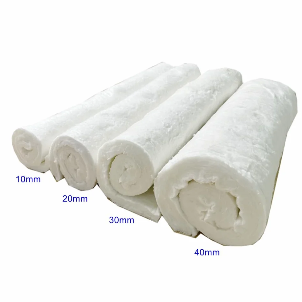 Manta de fibra de cerámica de silicato aislante de alta temperatura ignífuga (grosor: 10 mm)