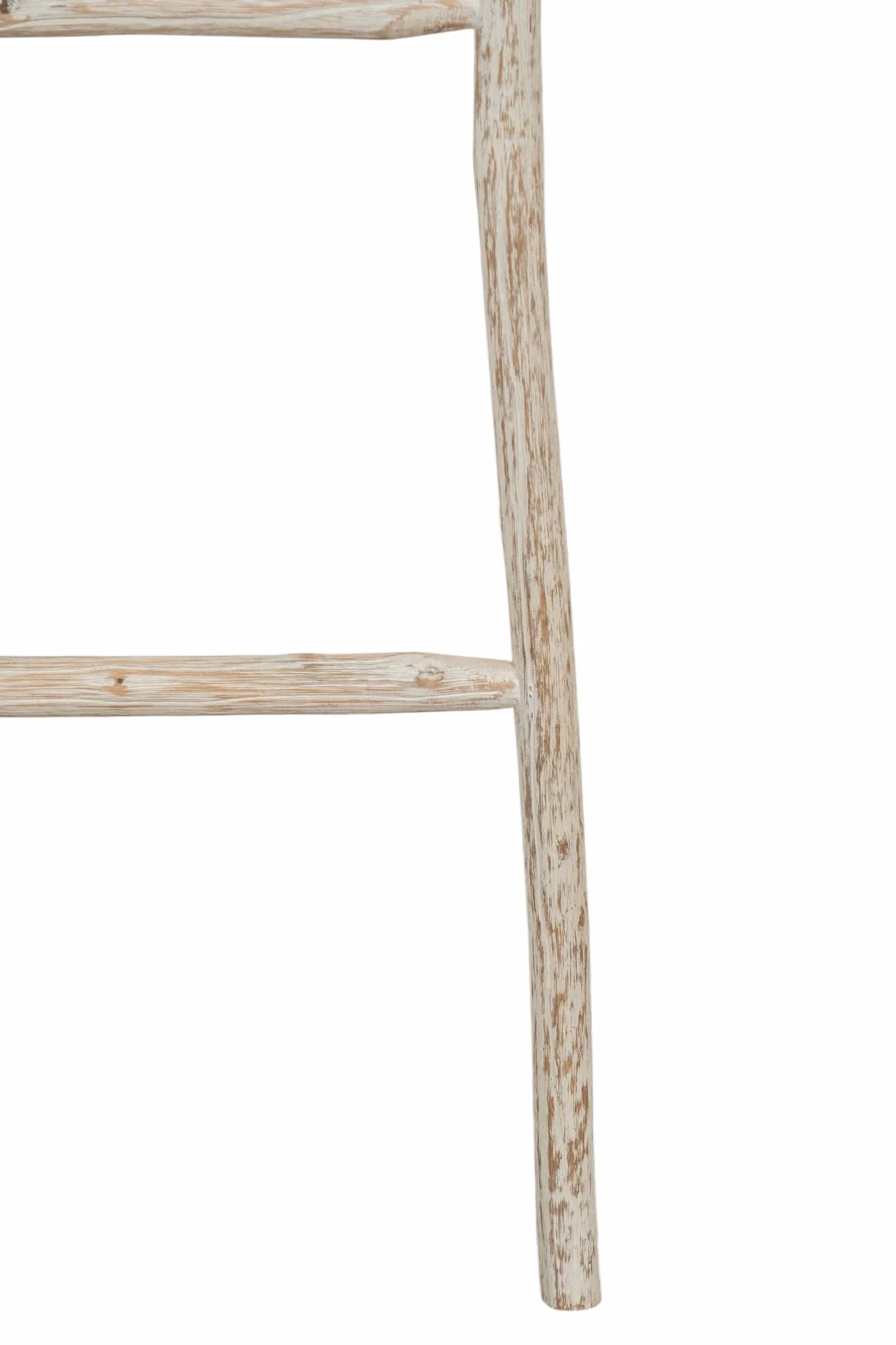 Biscottini Escalera toallero baño 108 x 32 x 3 – Escalera decorativa de madera – Toallero de bambú