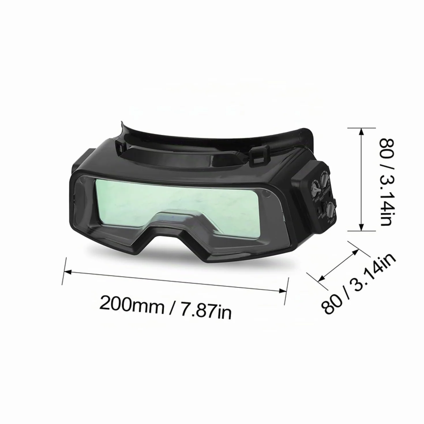 Pantalla Soldar Automática Weytoll Gafas de Soldadura para Protección de Ojos de Soldadura con Oscurecimiento Automático para TIG MIG MMA Gafas de Soldadura Profesionales