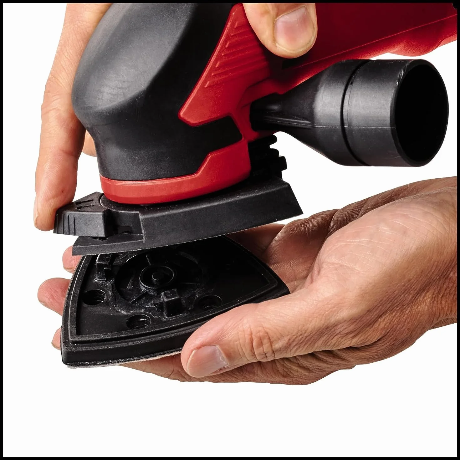 Einhell Lijadora Delta TC-DS 20 E (200 W, circuito de oscilación 2 mm, velocidad de oscilación hasta 22.000 r.p.m., regulación de velocidad, zapata de lijado con velcro, incl. 9 papeles de lija)