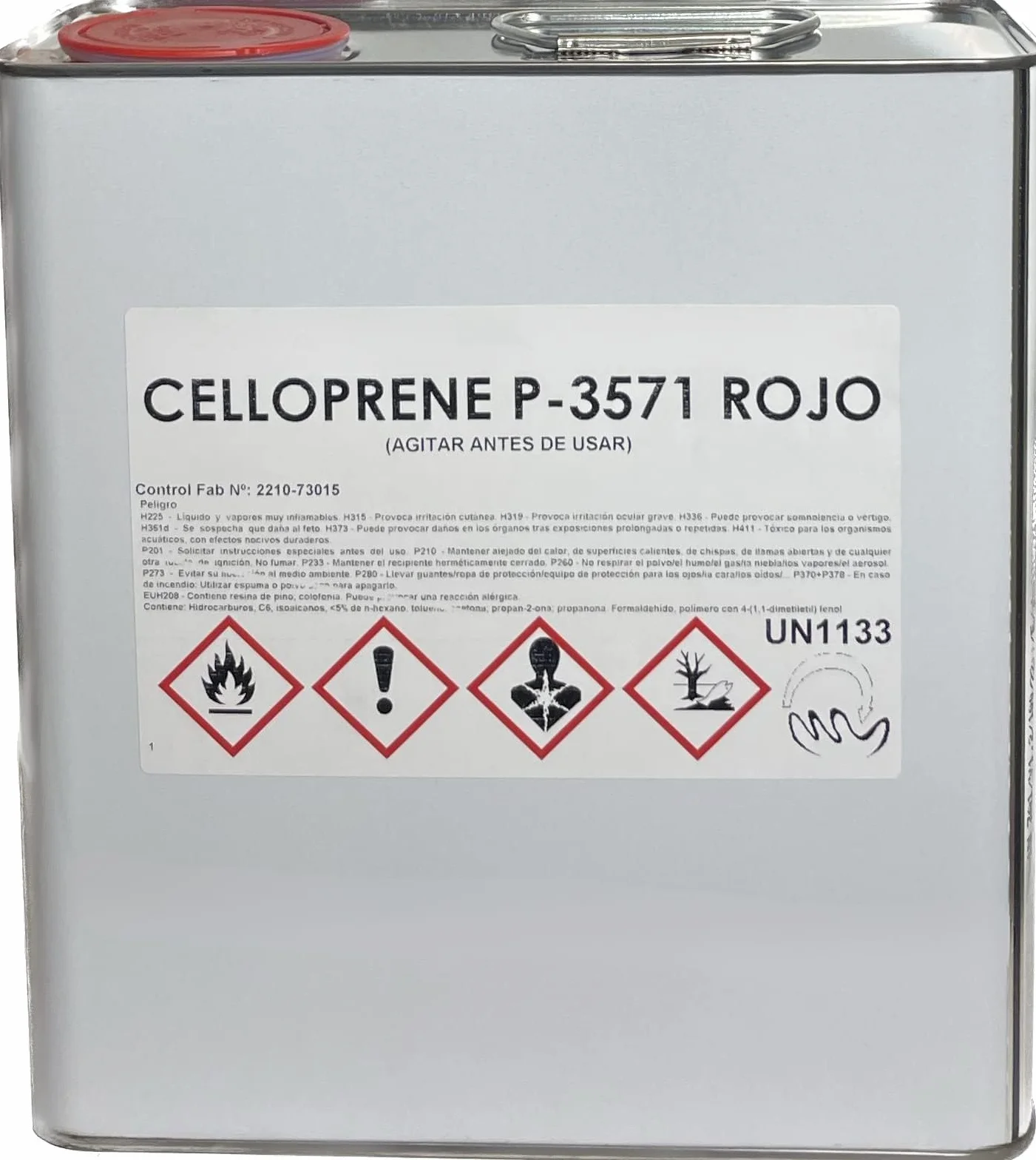 Pegamento resistente alta temperatura para tapicería y TECHO COCHE. Lata de 5L. Cola de contacto resistente para aplicar con Pistola de cola, Super Adhesivo y Extra Fuerte.