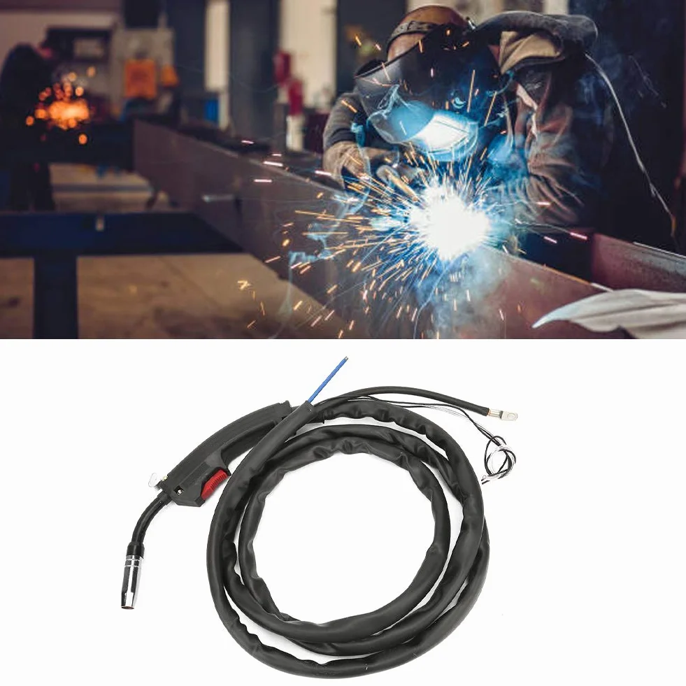 Antorcha MAK 14AK MB14, conjunto de pistola de soldadura protectora de gas, pistola de soldadura MIG de 2 metros, apto para MIG130 0.8~1.2 mm