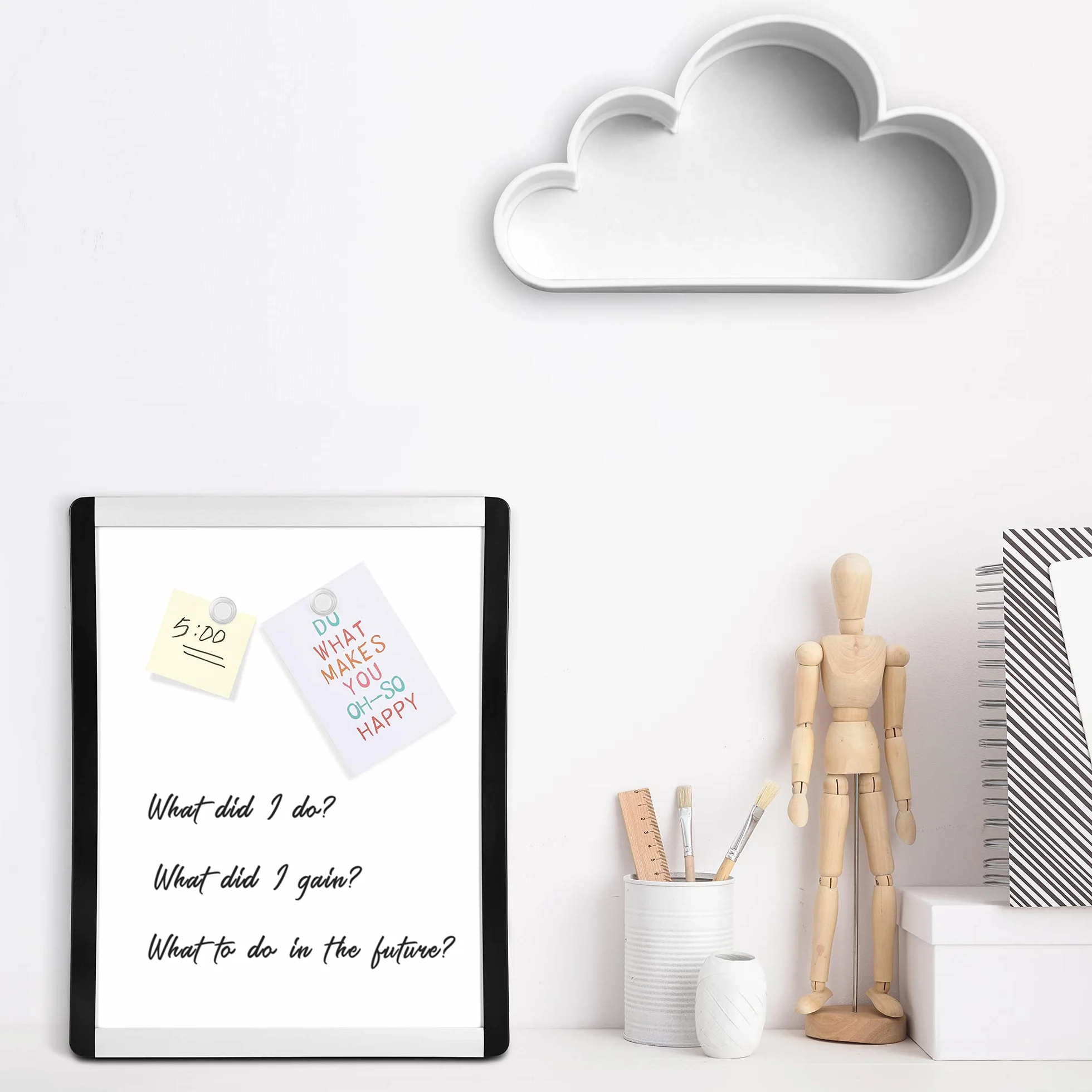 Amazon Basics Pizarra magnética de borrado en seco 21,6 x 28 cm Blanco