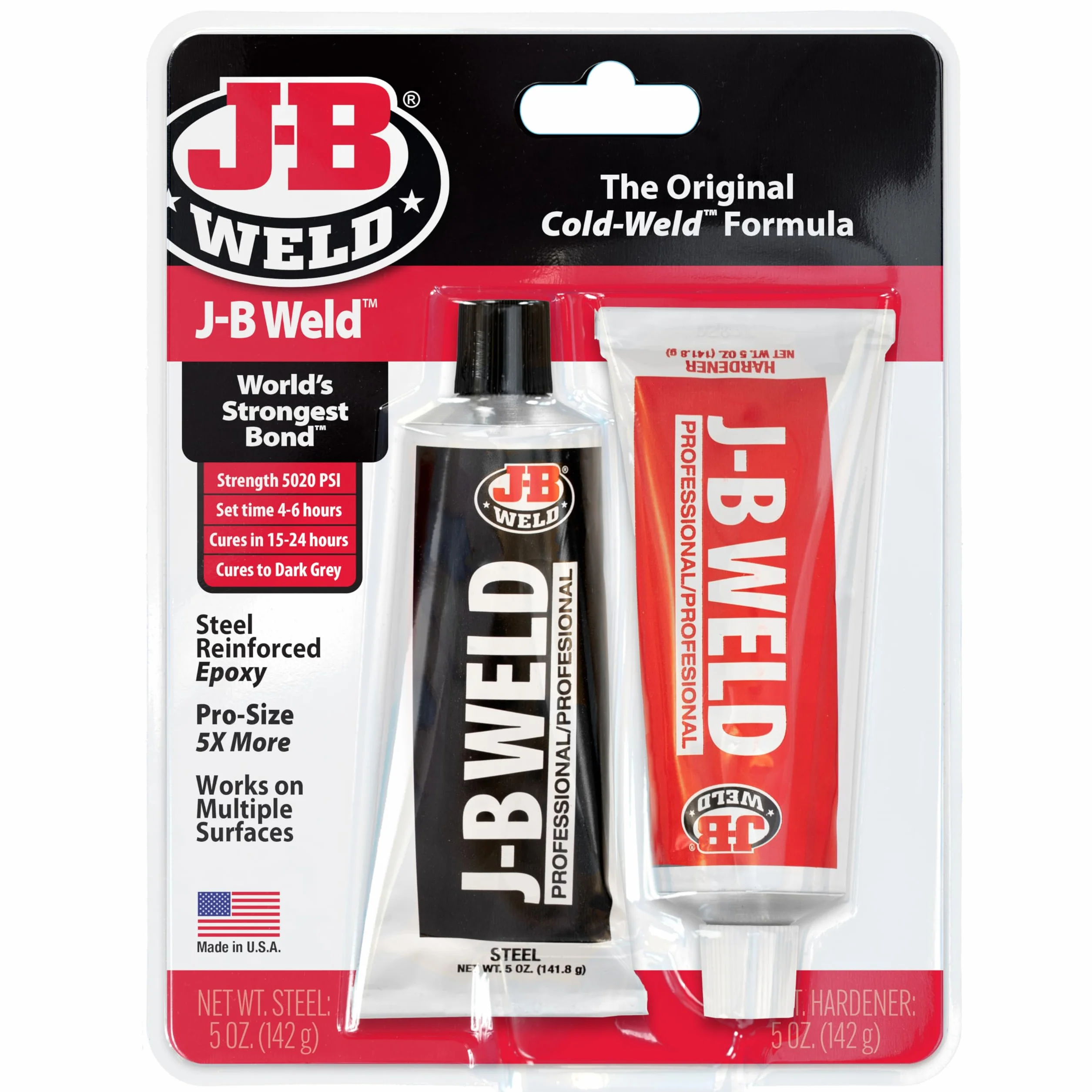 J-B Weld Resina original epoxy de soldadura en frío