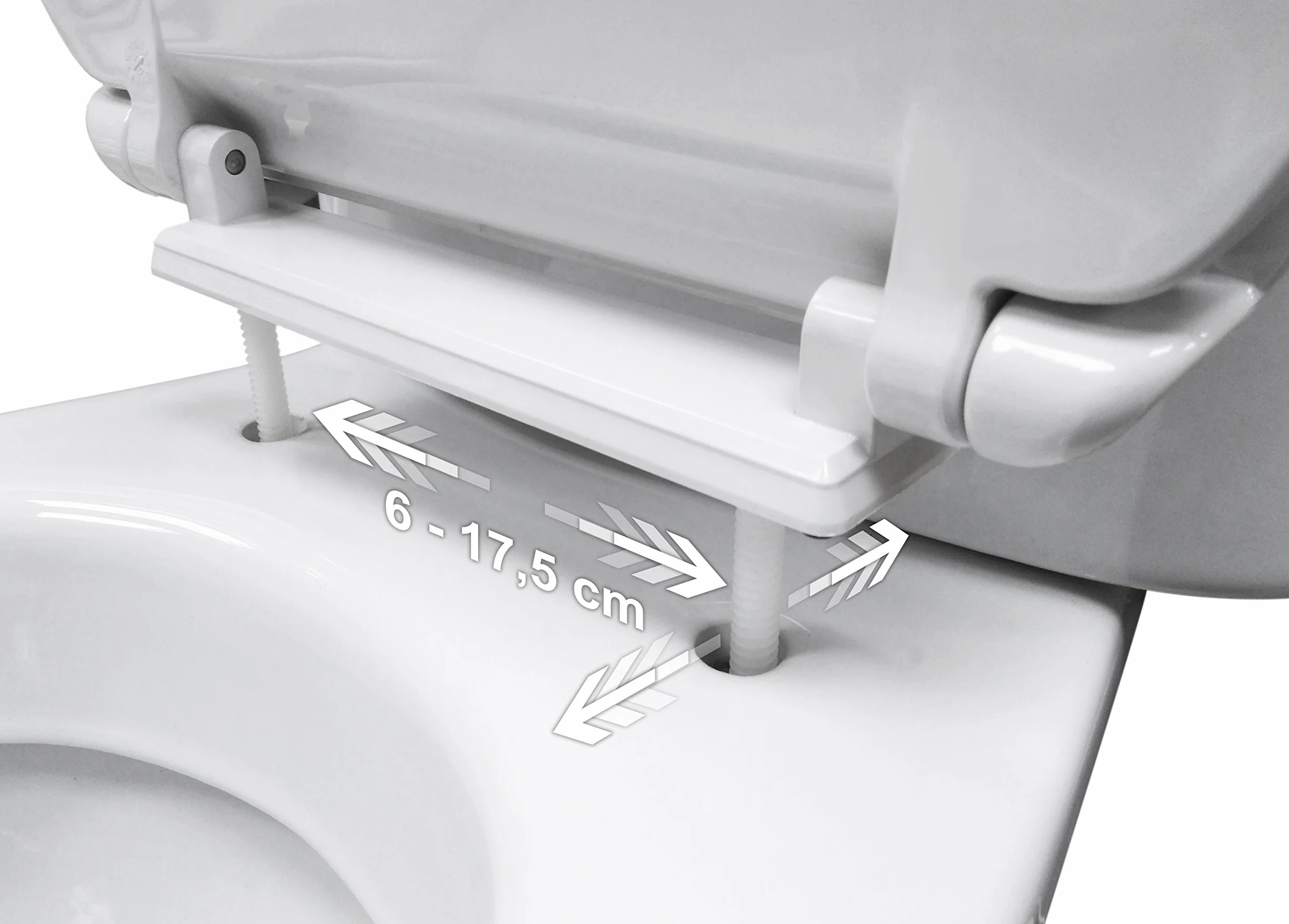 TAPA WC COMPATIBLE DIANA GALA | BISAGRA AJUSTABLE | MUY RESISTENTE