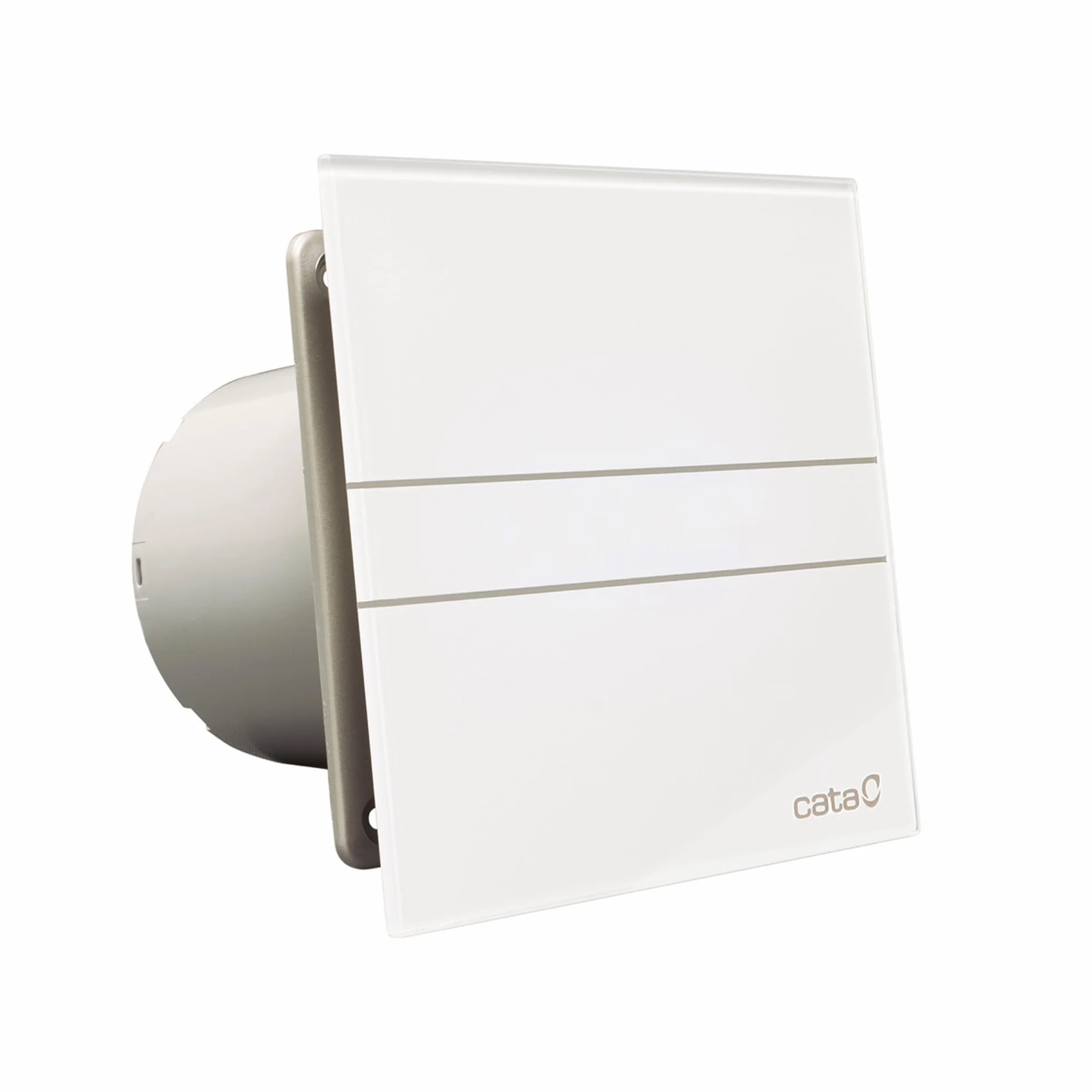 Cata e 100 GT Modelo E-100 baño silencioso, Serie e Glass, Bajo Consumo, Ventilador Extractores de aire, Alta Eficiencia Energética, 8 W, 230 V, Cristal Blanco
