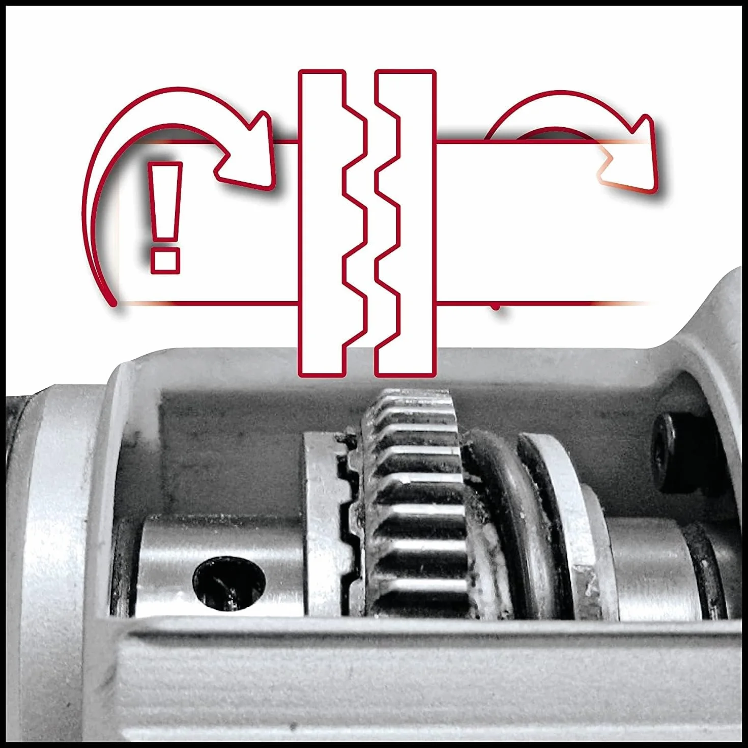 Einhell Martillo perforador con cable - TC-RH 1600. 240 V, 1600 W, 4 J, taladrado de impacto/cincelado neumático, portaherramientas SDS-plus, tope de seguridad de sobrecarga. Incluye maletín