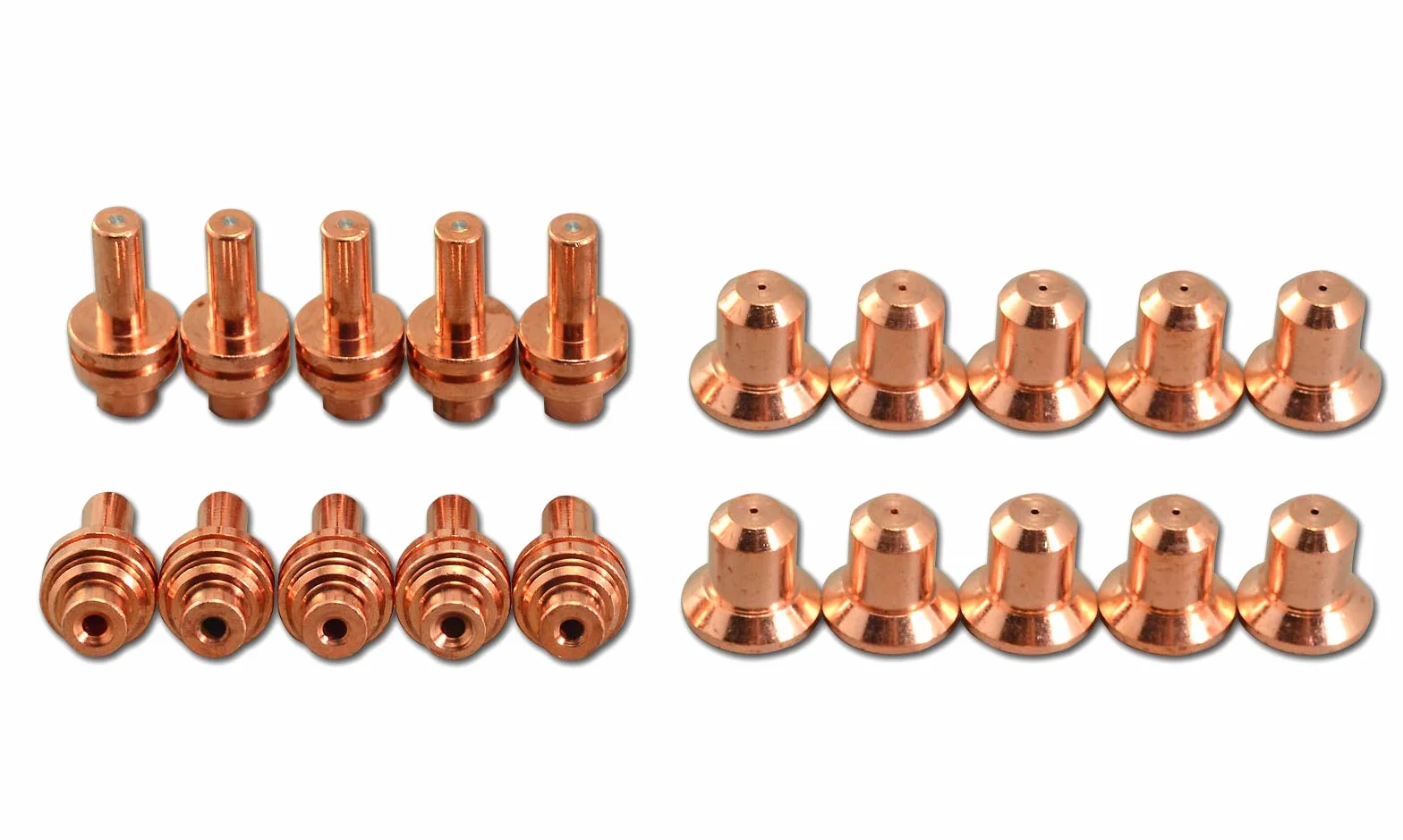 RIVERWELD Electrodo de plasma extendido 020382 boquilla de plasma extendida de 0,9 mm 120504 25A compatible con PMax 350/380 PAC110 20 unidades
