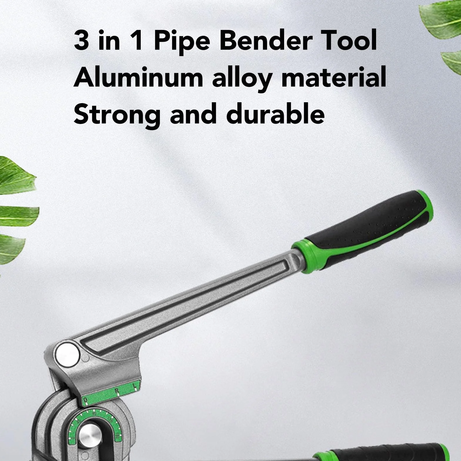 Doblador de Tubos para Refrigeración de Aire Acondicionado, Doblador de Tubos de Aleación de Aluminio de 180 Grados, 1/4 pulg. 5/16 pulg. 3/8 pulg. con Marcas Claras