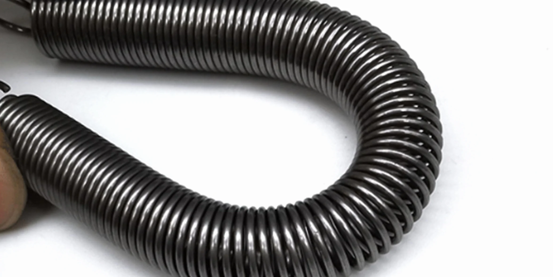 2 Piezas Muelle de extensión de acero para muelles con gancho spring, diámetro del alambre 3.5mm, OD 39mm, Longitud 200mm, Resorte de tensión de fuerza