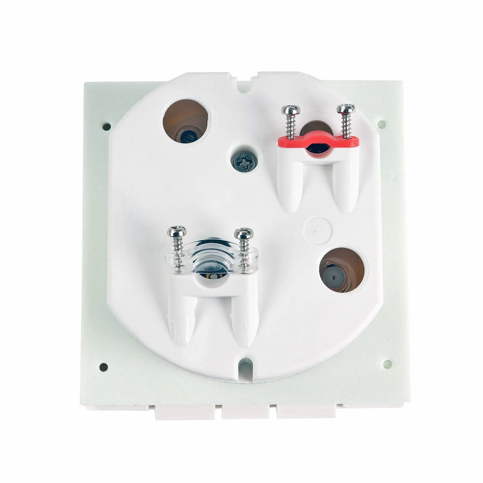 CEE - Enchufe para exteriores (240 V, 12 V, antena satélite, IP44, ideal para caravanas, autocaravanas o autobuses de camping), color blanco