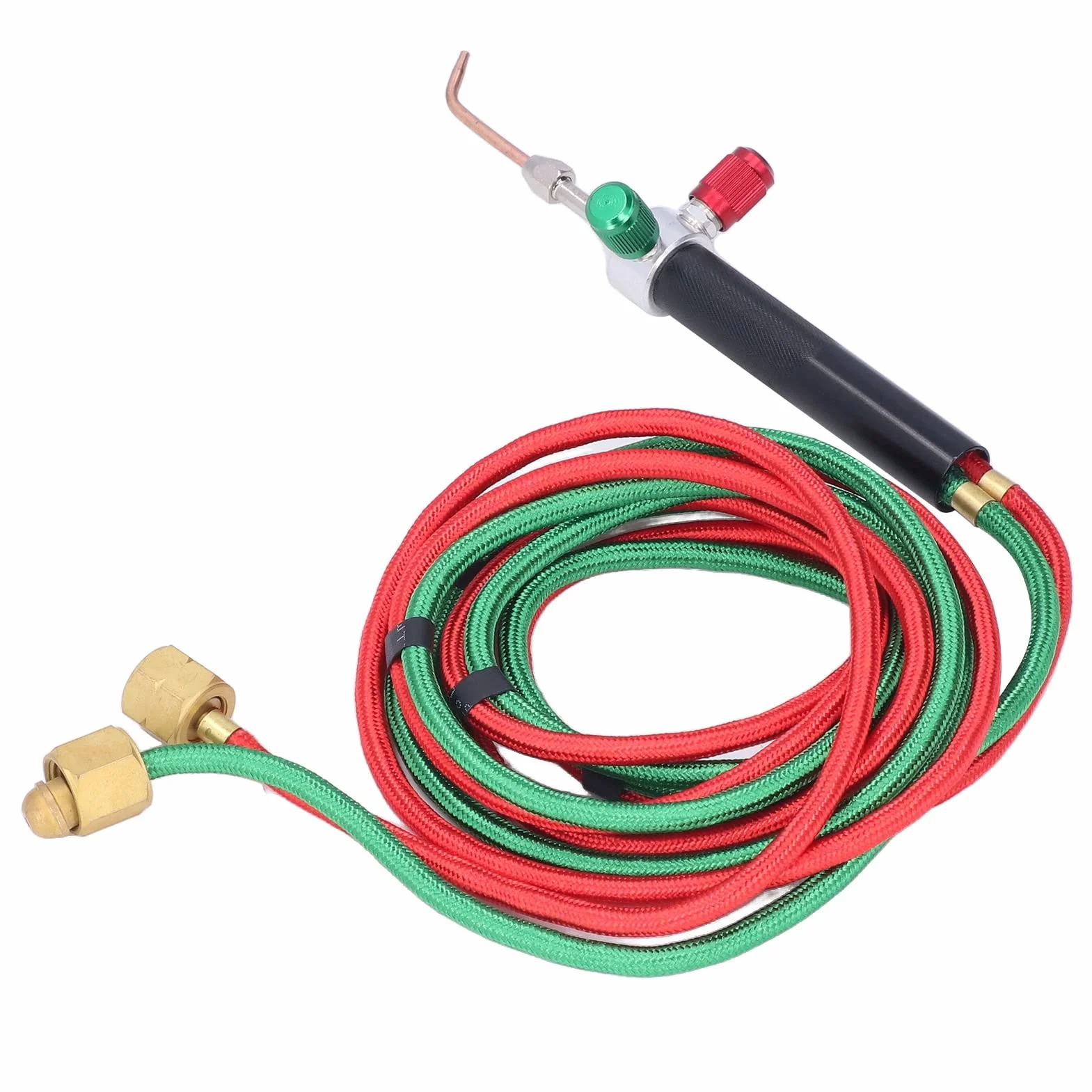 Cocoarm Kit de Antorcha de Joyería Kit de Antorcha de Reparación de Joyería Portátil Material de Cobre Metálico Herramienta de Soldadura de Alta Temperatura con Conectores Especiales