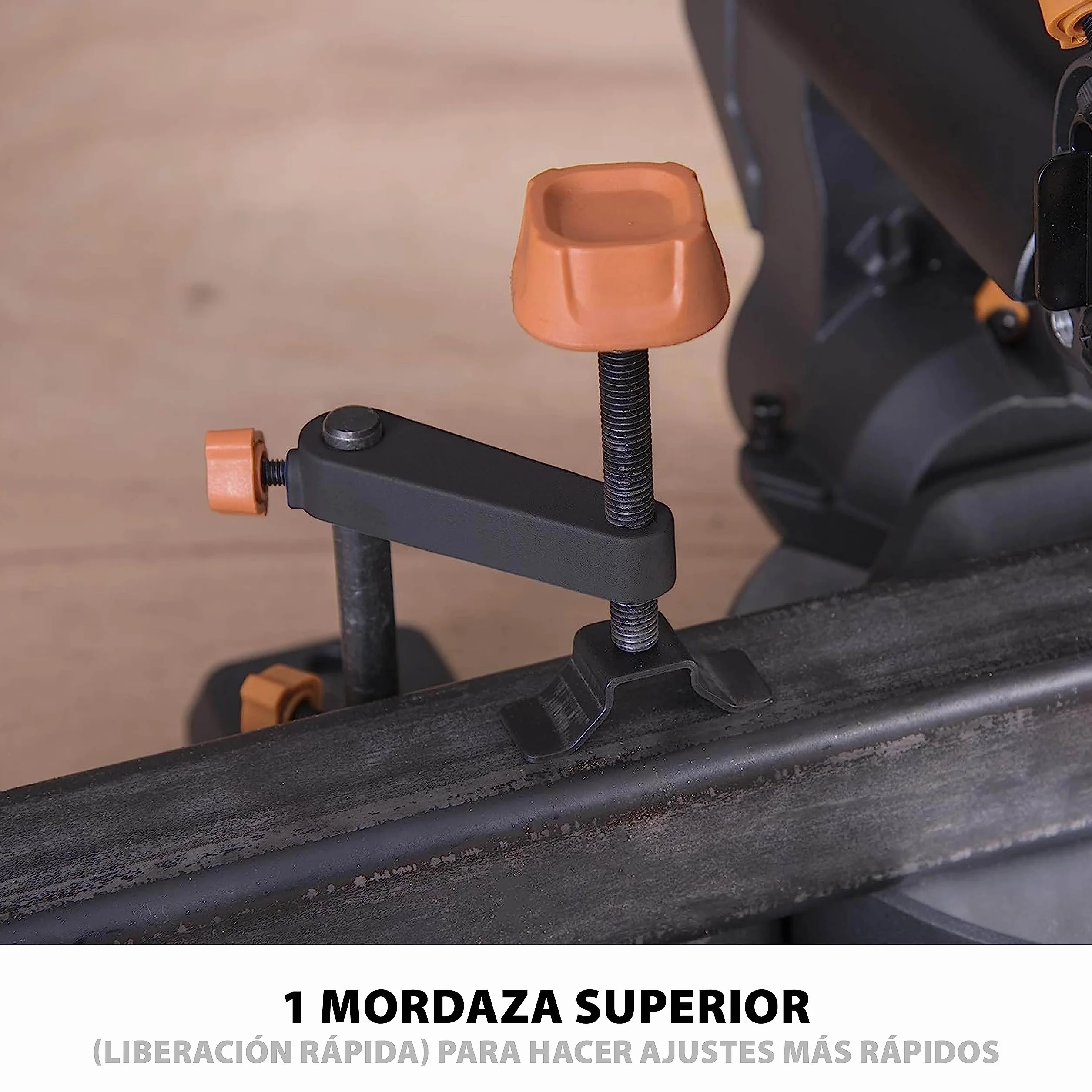 Evolution Power Tools R255SMS Pack accesorios sierra ingletadora 255 mm mordaza frontal superior saco captapolvo
