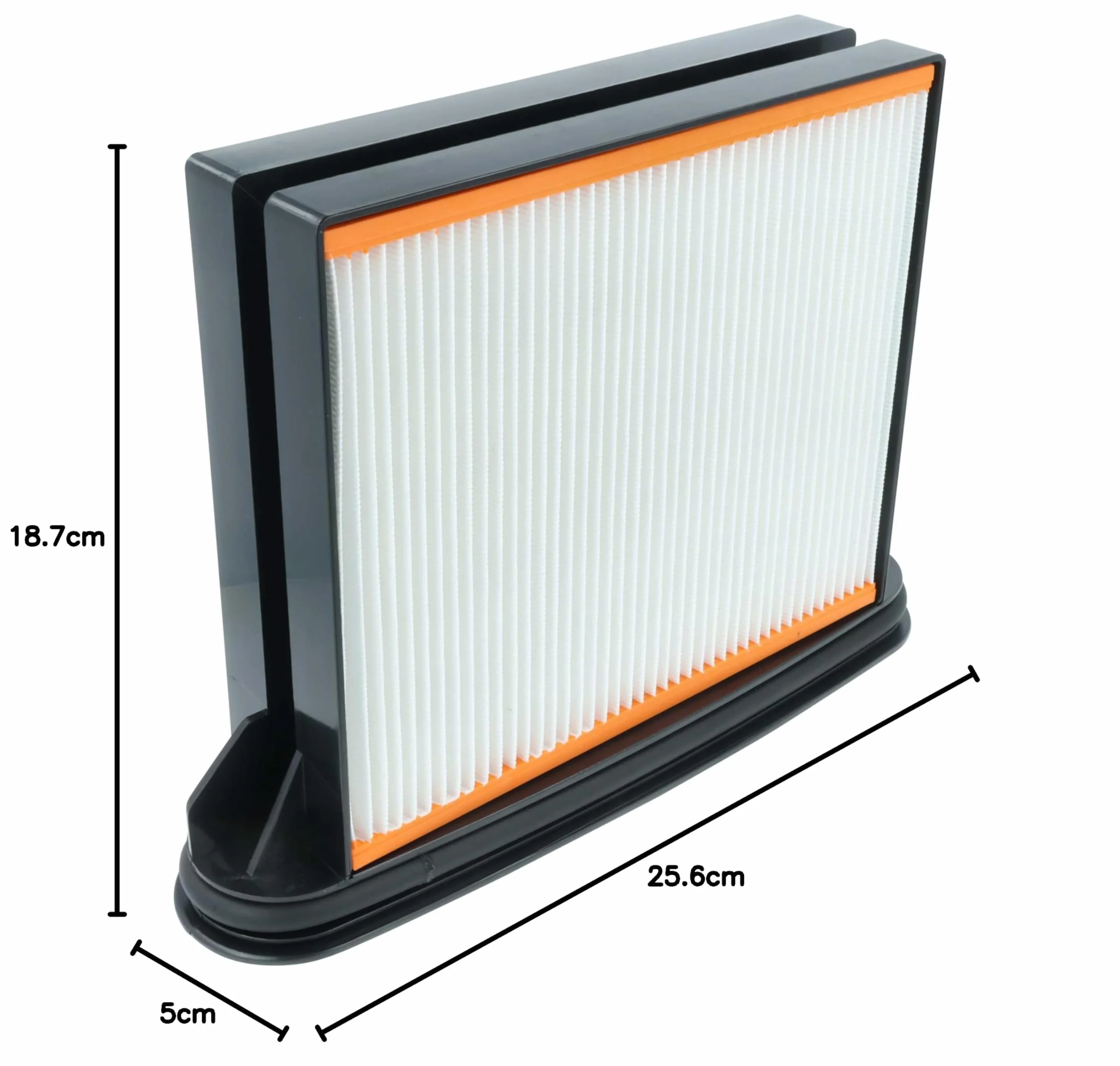 vhbw 2x Filtro plisado plano F8 reemplaza Starmix 416038, 416069, FK 4300, FKP 4300 para aspiradora industrial - Elemento filtrante
