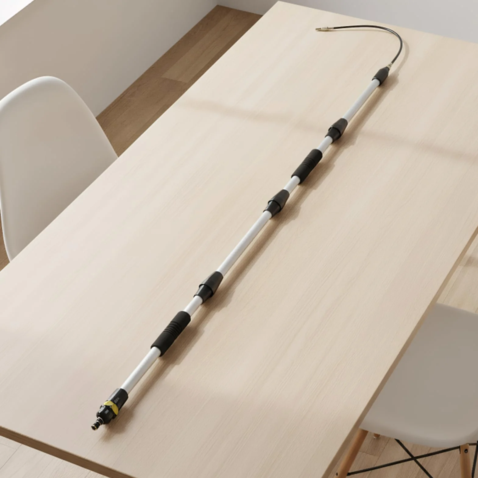Herramienta Para Limpieza De Canalones 18 cm Giratorio Resistente De Largo | Limpiador de Varilla de Extensión para Canalones de Tejado Para Casa Hojas Basura Ramitas P