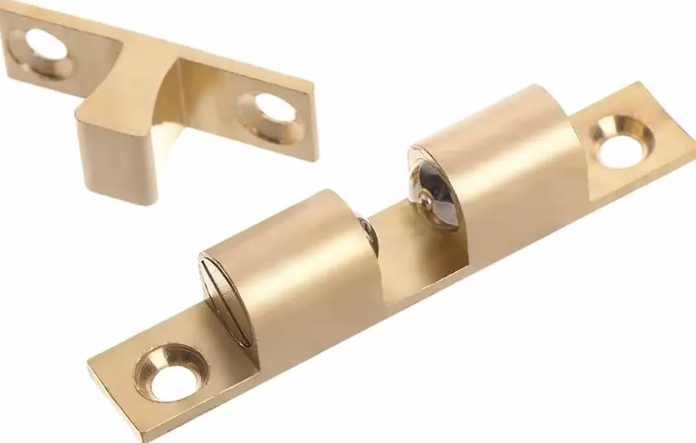 Cierre magnético de puerta, Cierre de puerta, 5 piezas, tornillos cierre interruptor, hebilla latón for armario, amortiguador, tope(42mm)